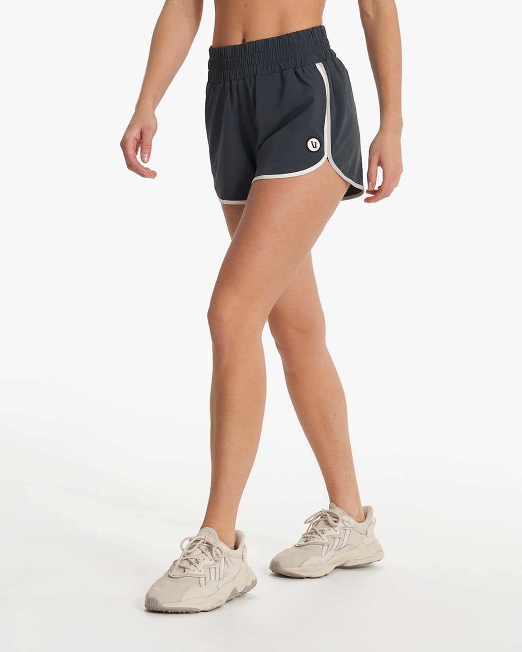 Cardiff Short | Charcoal Color Block