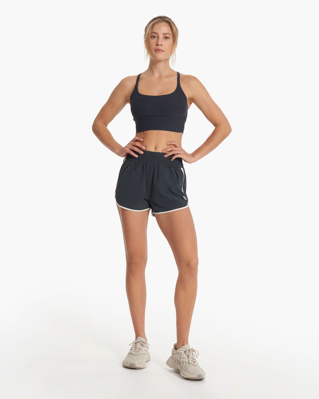 Cardiff Short | Charcoal Color Block