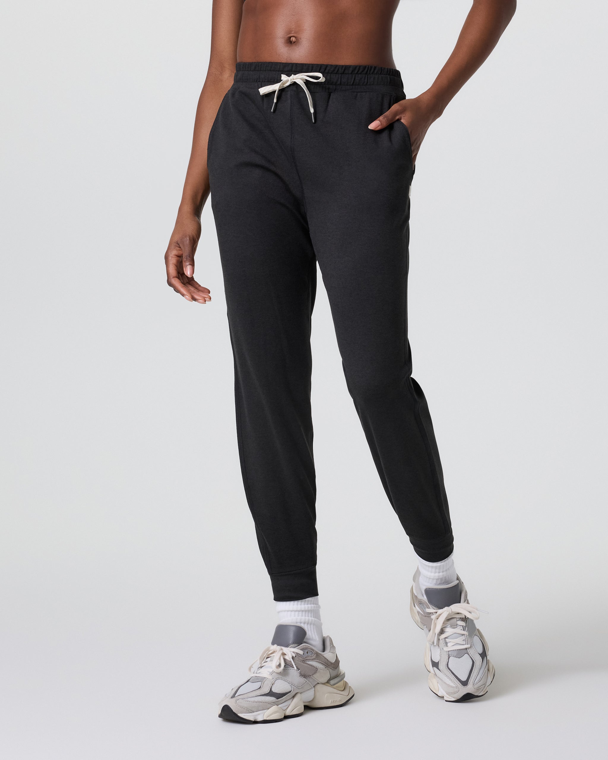 Performance Jogger - Long | Black Heather