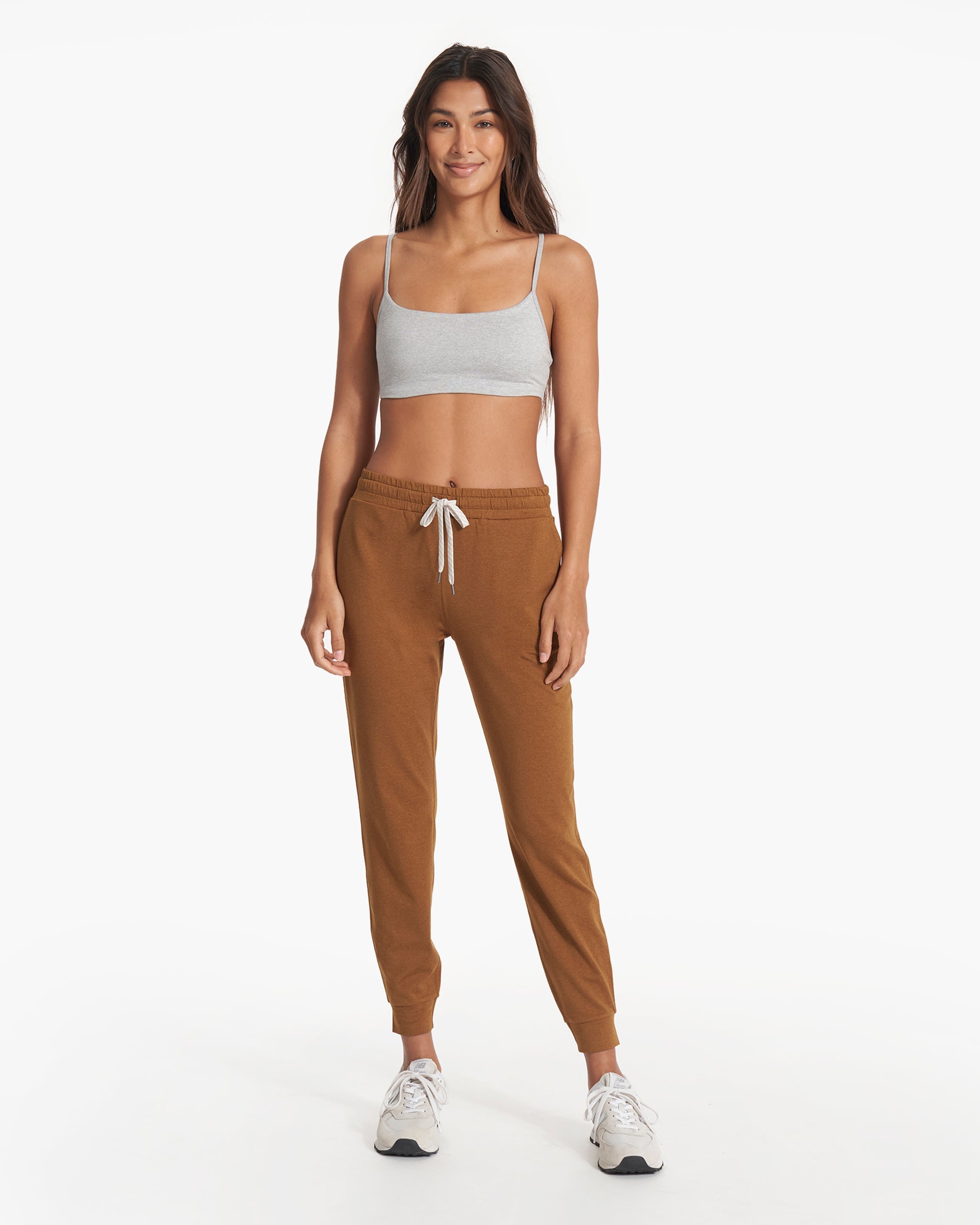 Performance Jogger - Long | Caramel Heather