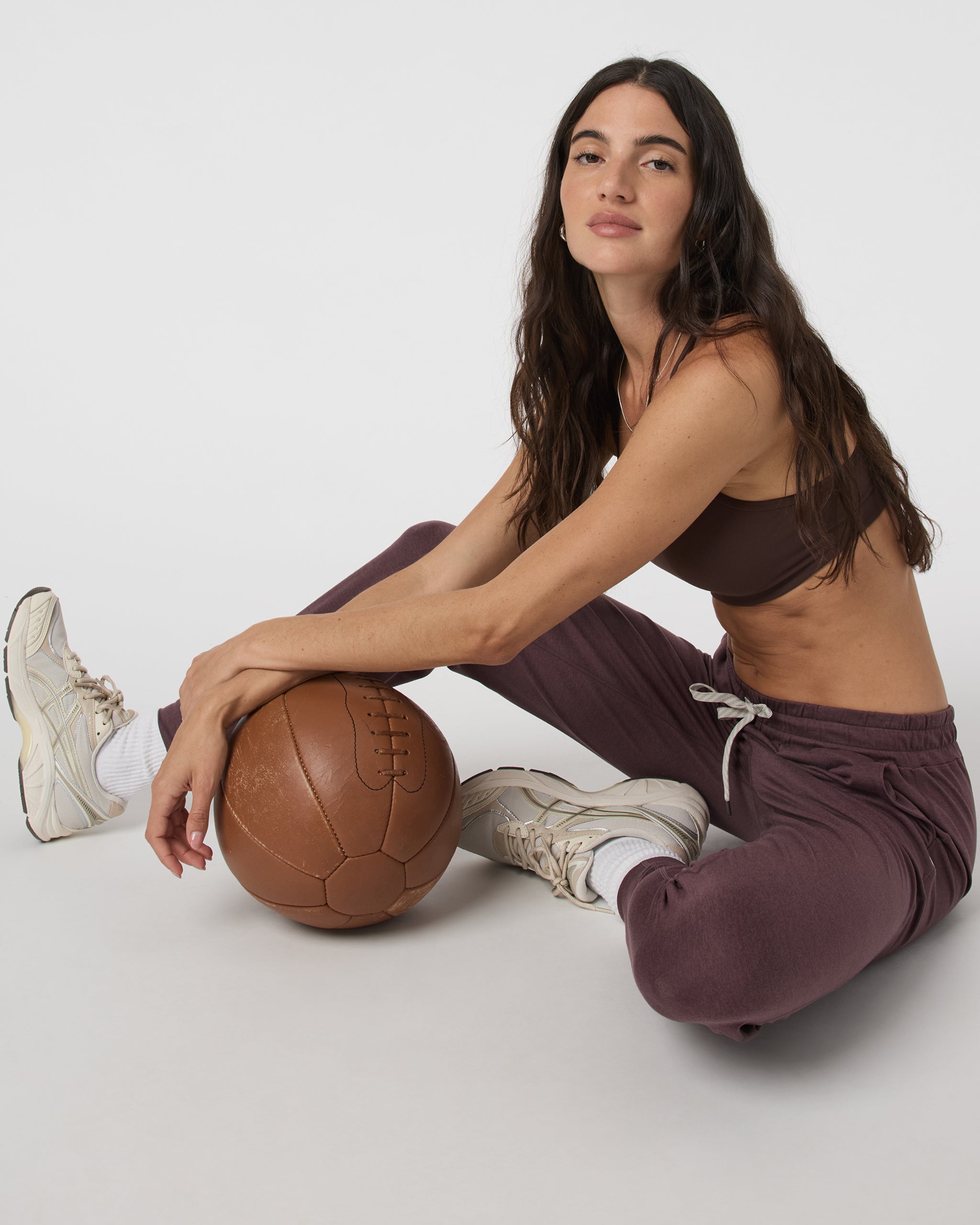 Performance Jogger - Long | Elderberry Heather