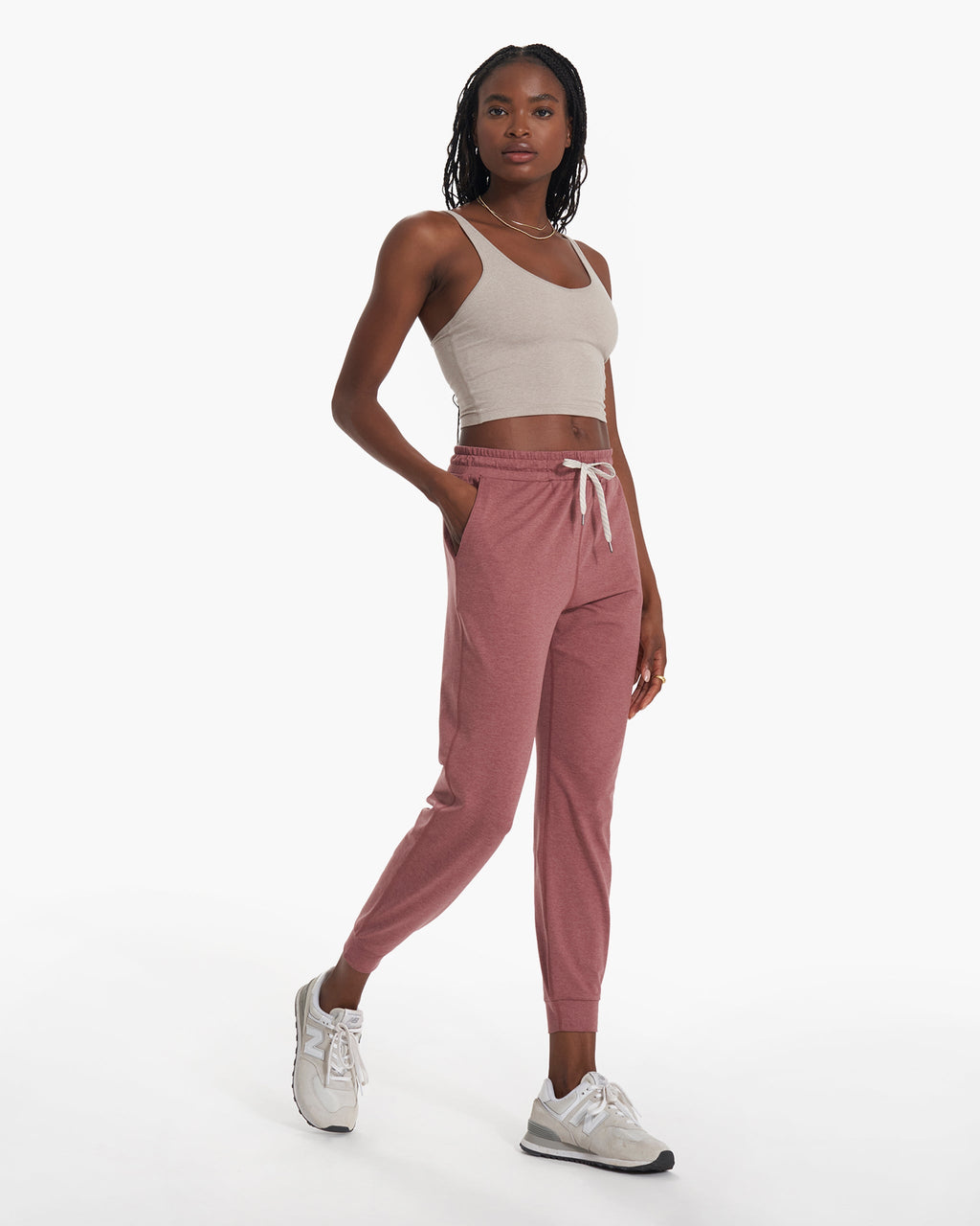 Performance Jogger - Long | Marsala Heather