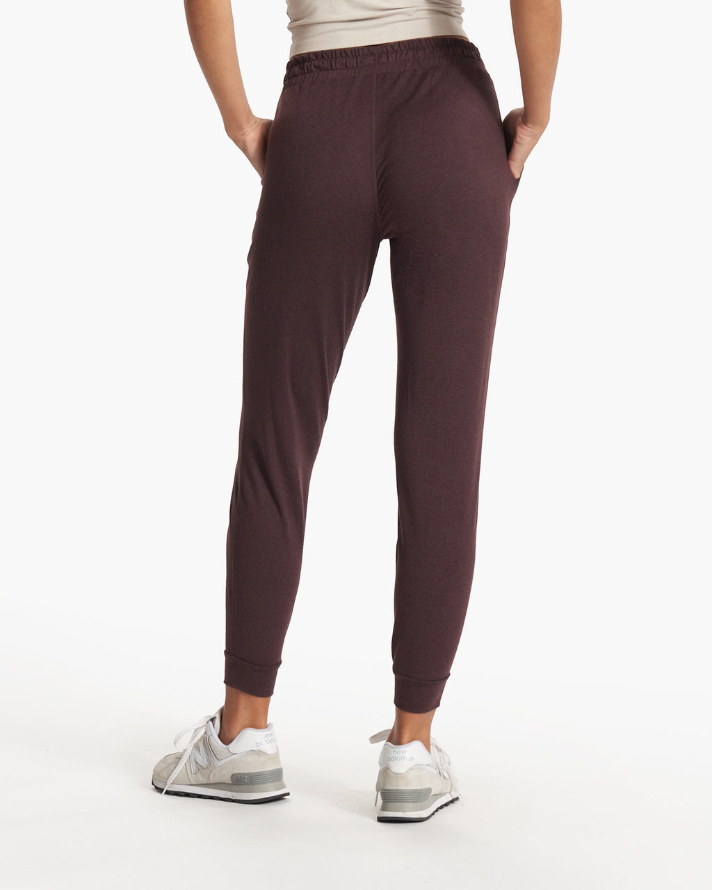 Performance Jogger - Long | Mahogany Heather