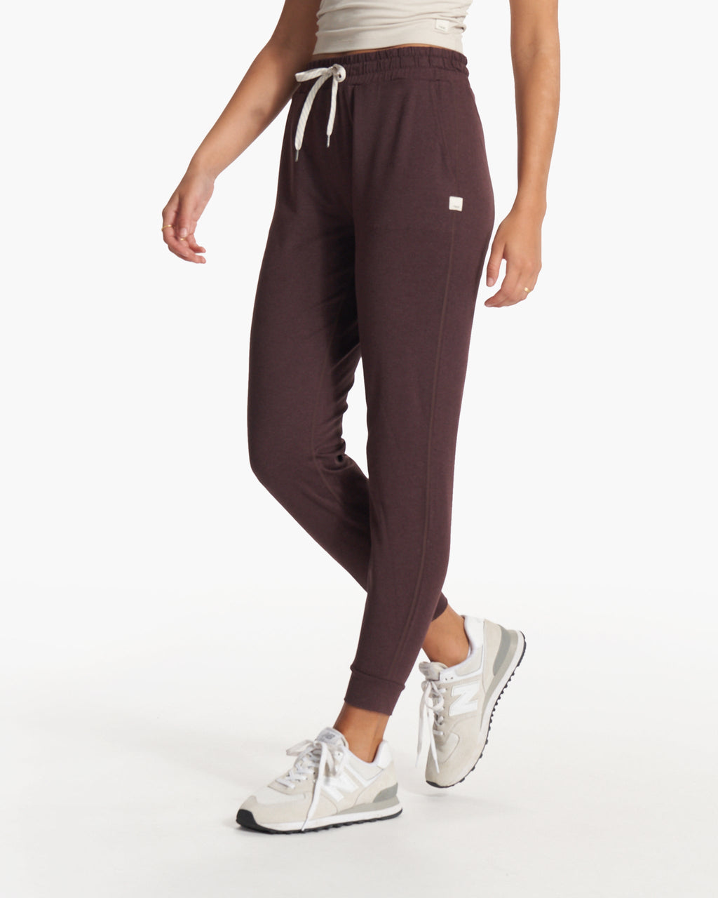 Performance Jogger - Long | Mahogany Heather
