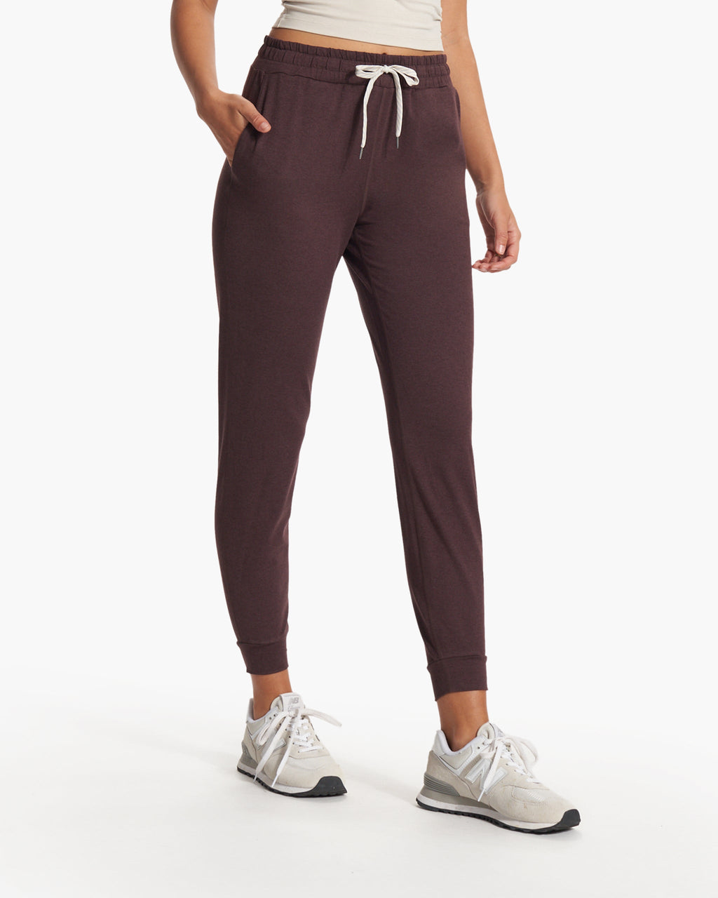Performance Jogger - Long | Mahogany Heather