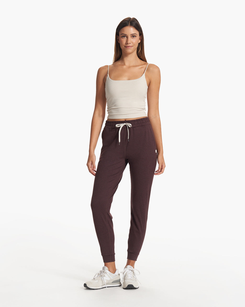 Performance Jogger - Long | Mahogany Heather
