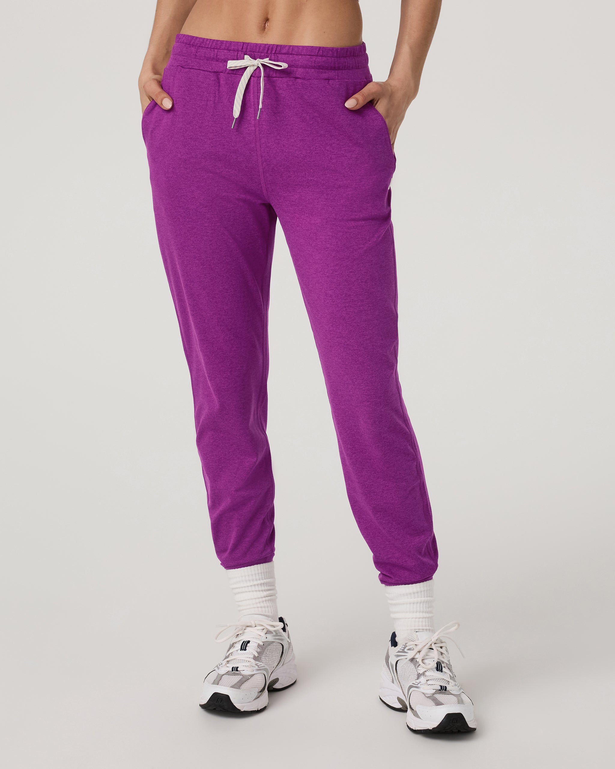 Performance Jogger - Long | Magenta Heather
