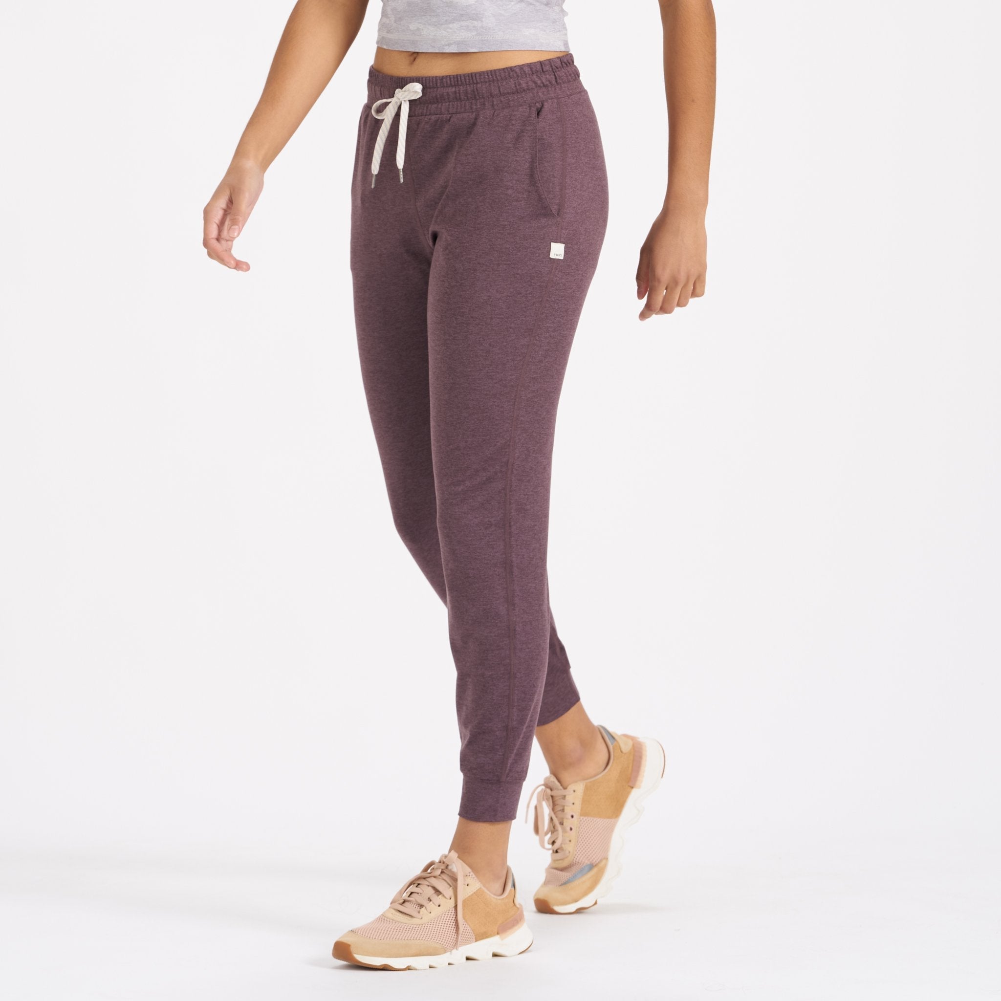 Performance Jogger - Long | Smoked Plum Heather