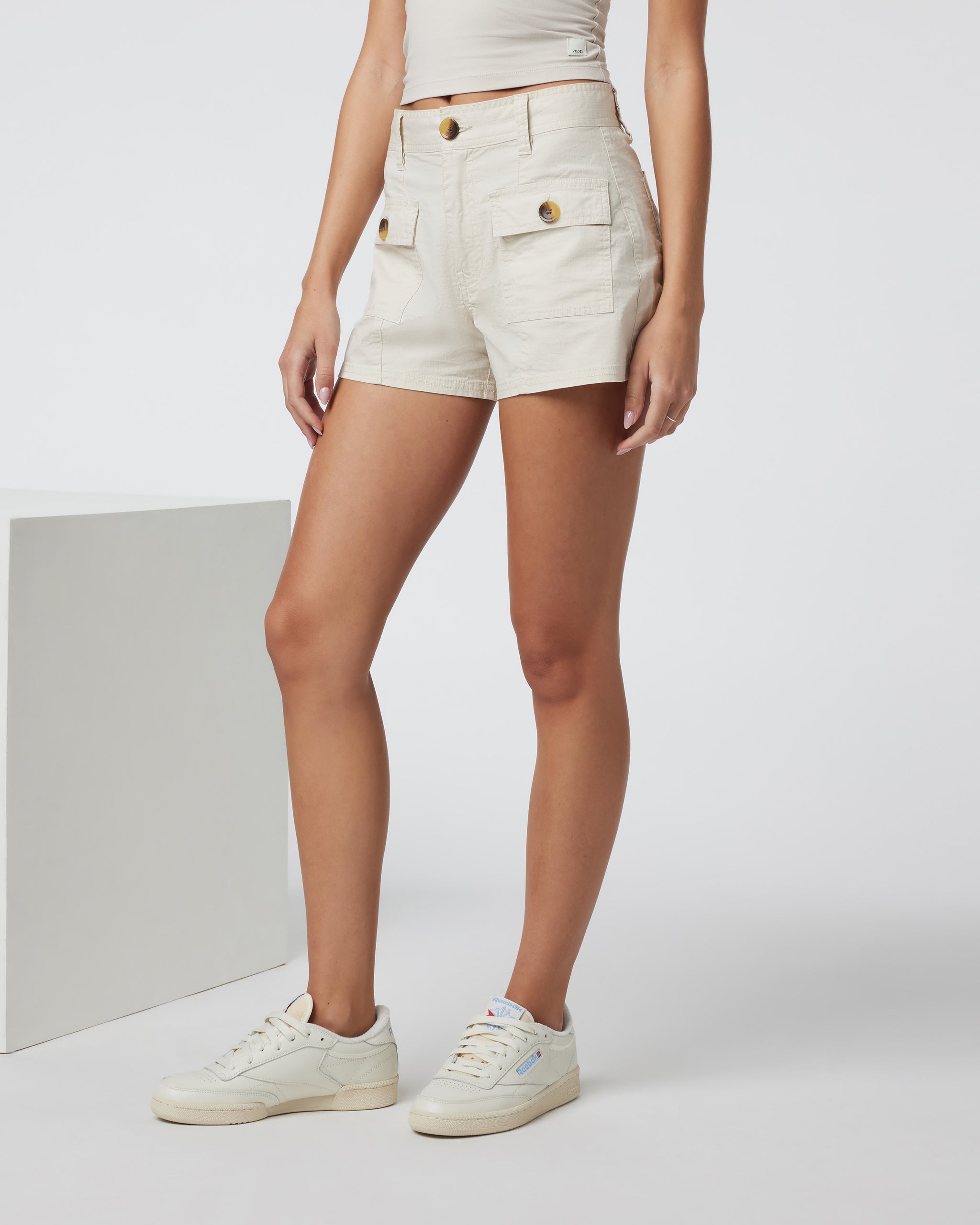 Vintage Ripstop Utility Short | Milkweed