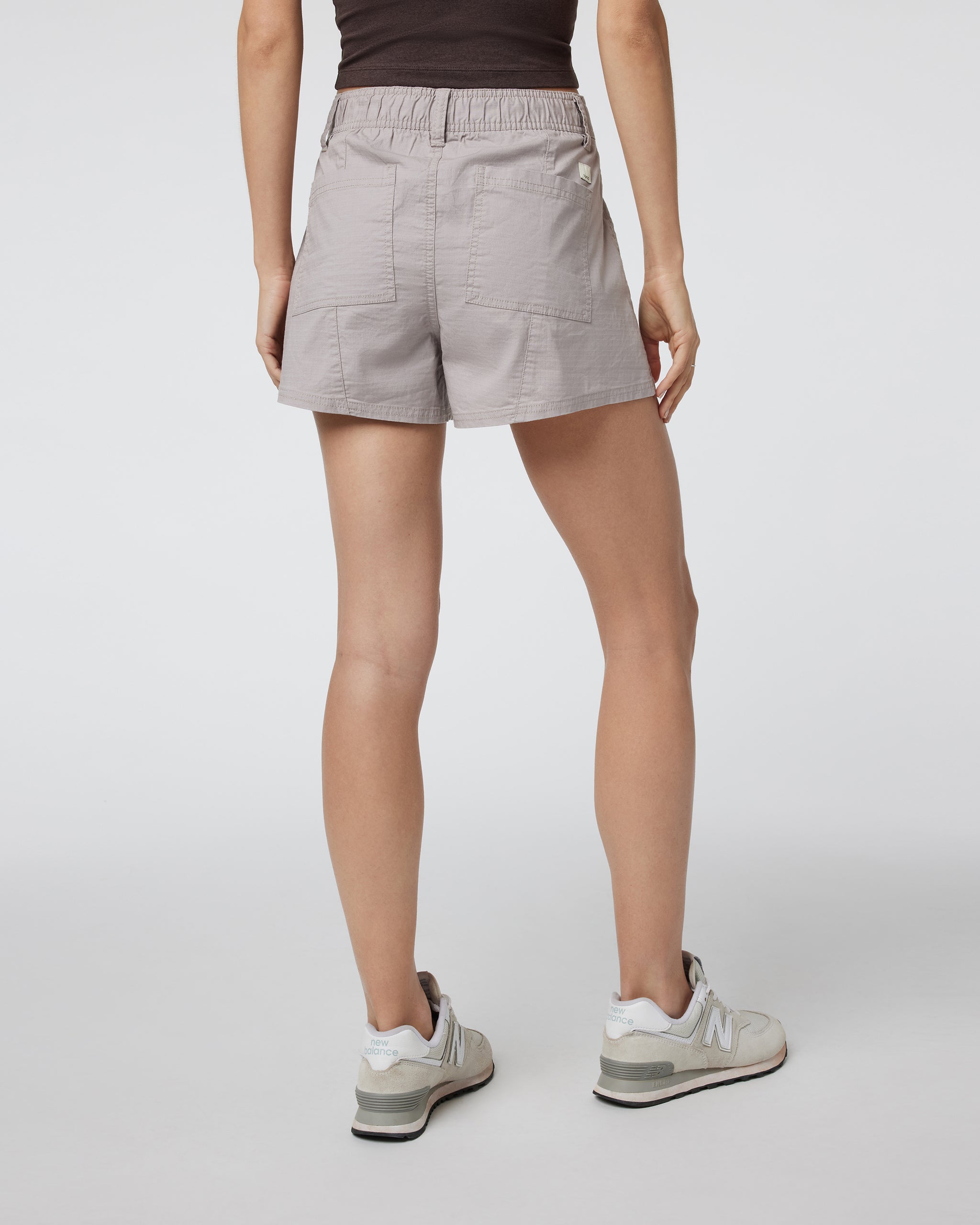 Vintage Ripstop Utility Short | Soft Pewter