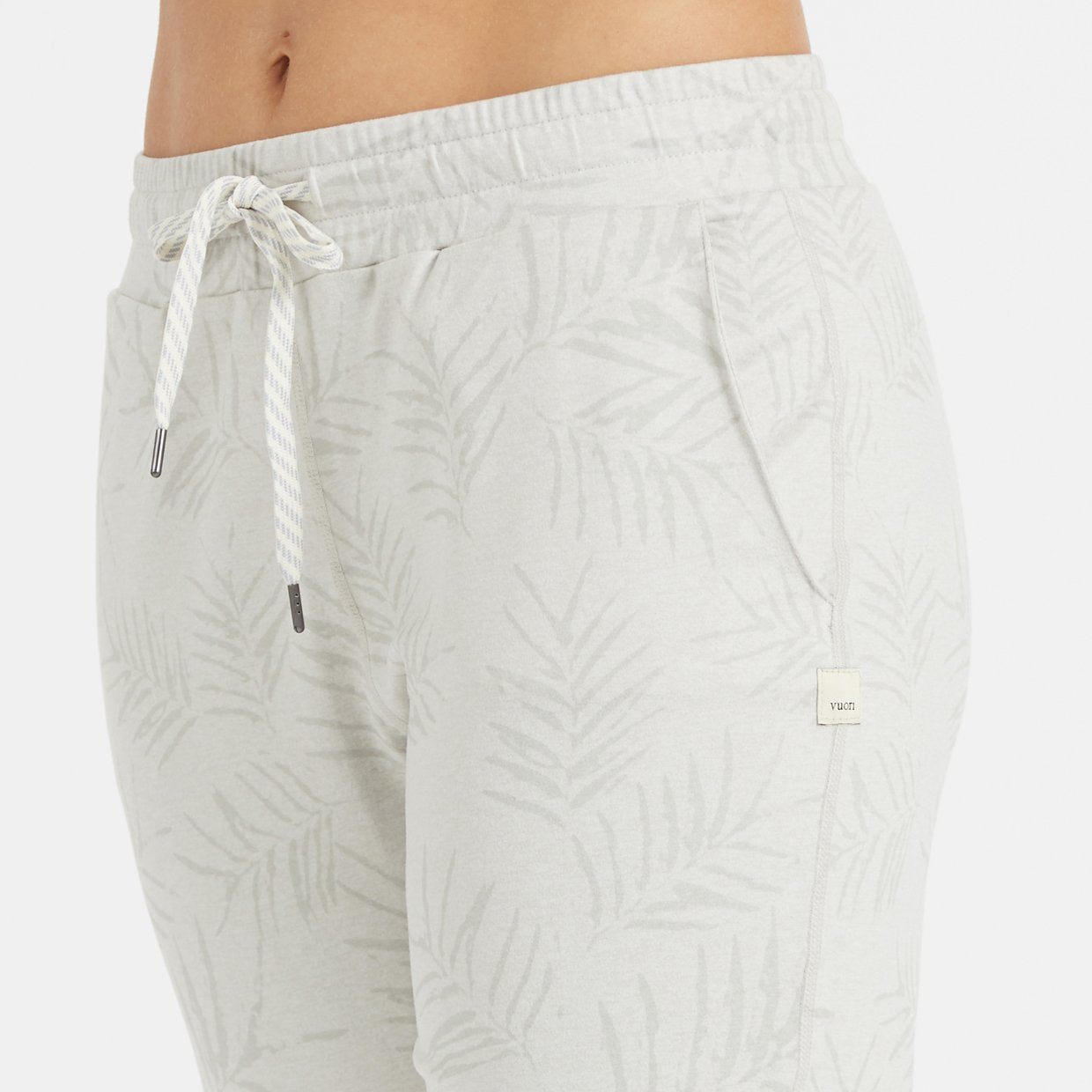 Performance Jogger | Dove Grey Heather Floating Palm