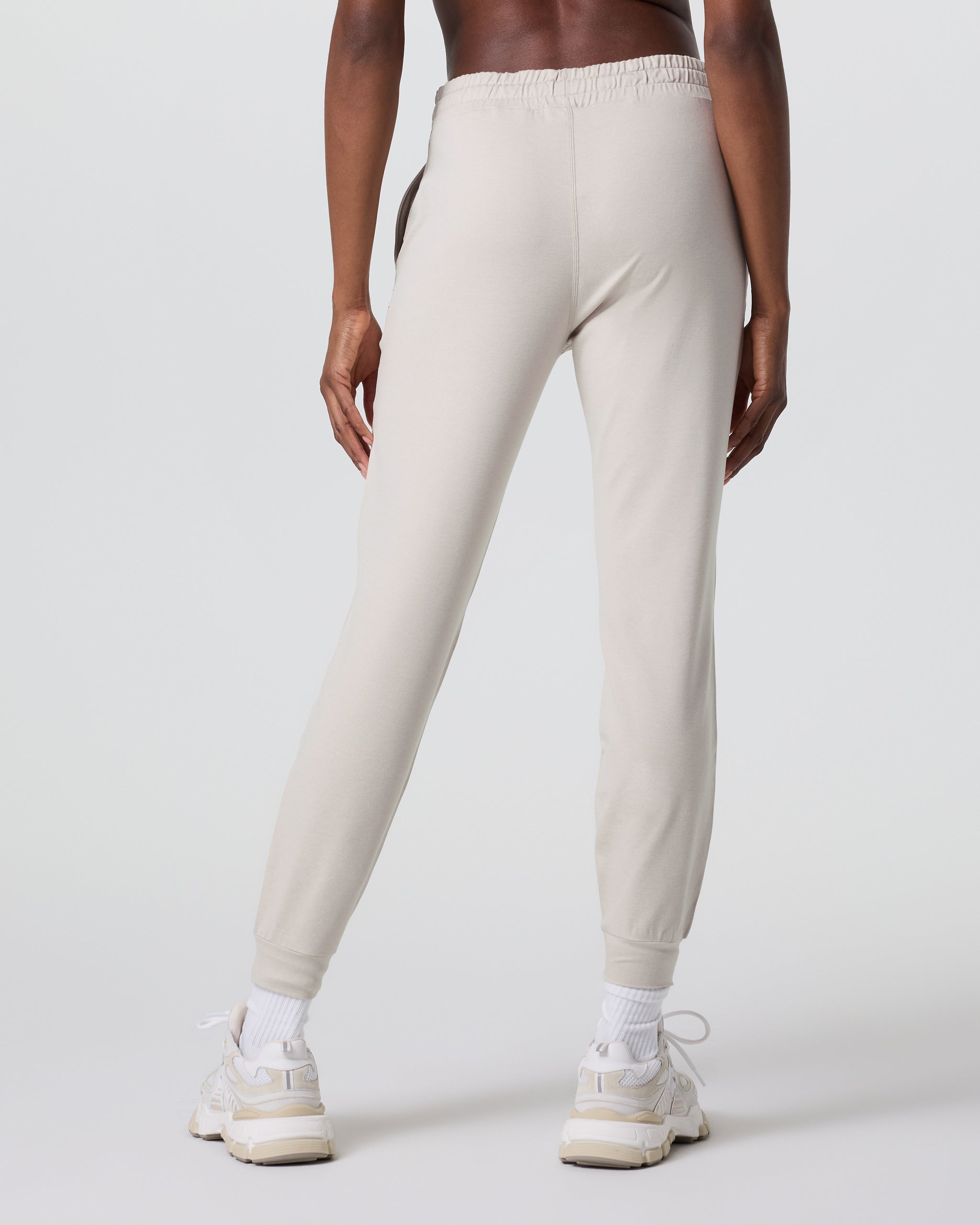 Performance Jogger - Long | Ecru Heather