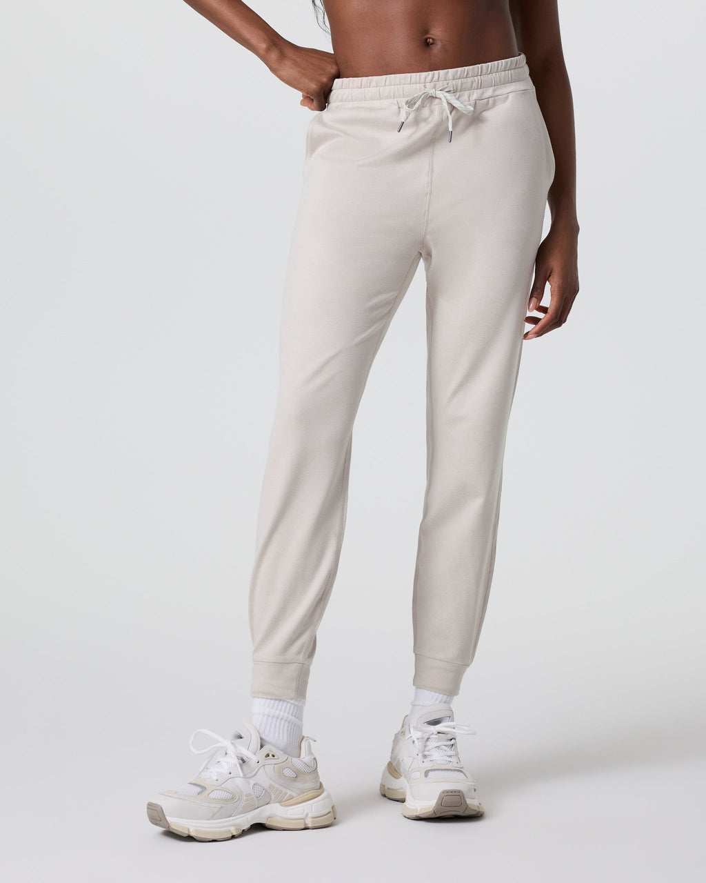 Performance Jogger | Ecru Heather