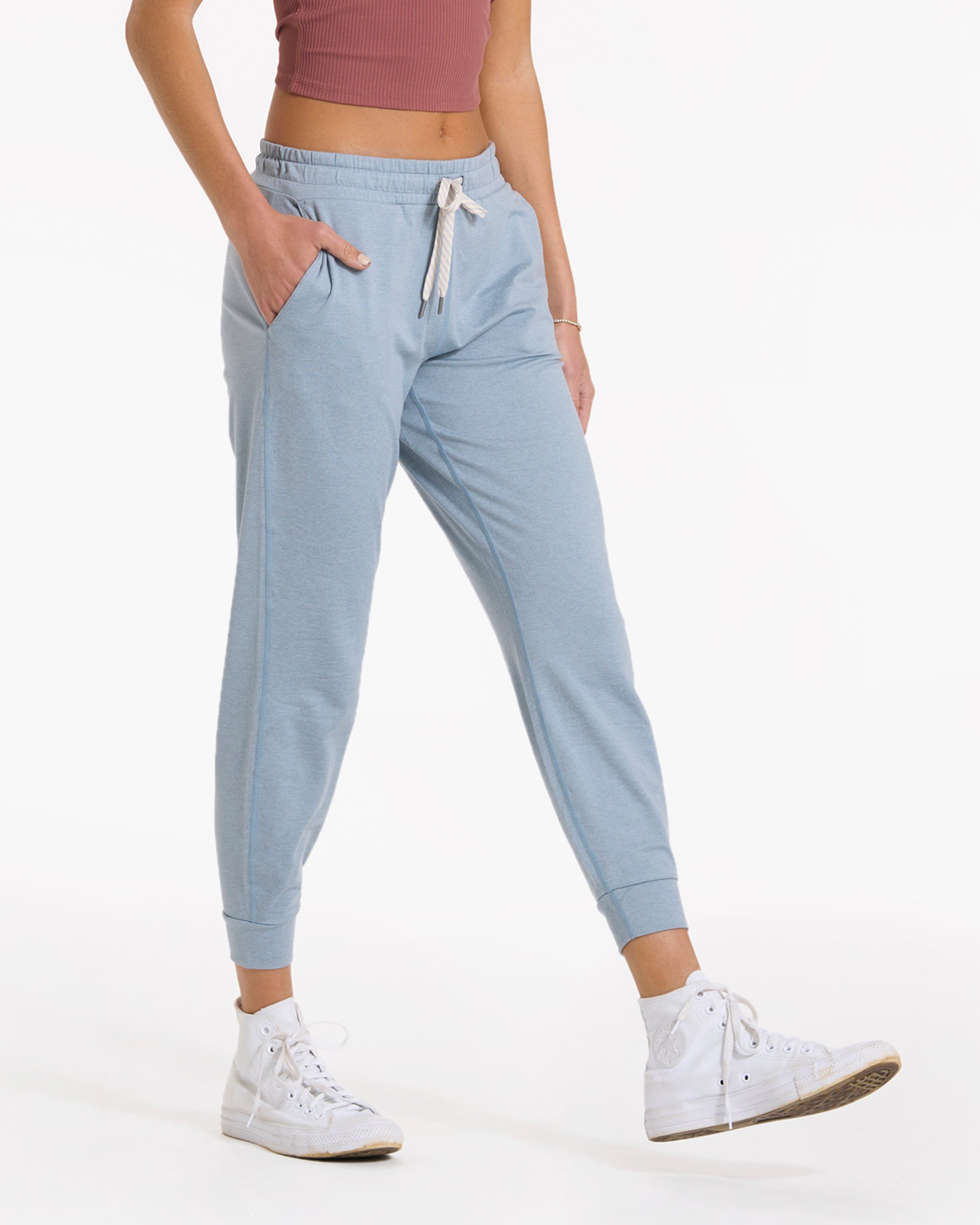 Performance Jogger | Light Cloud Heather