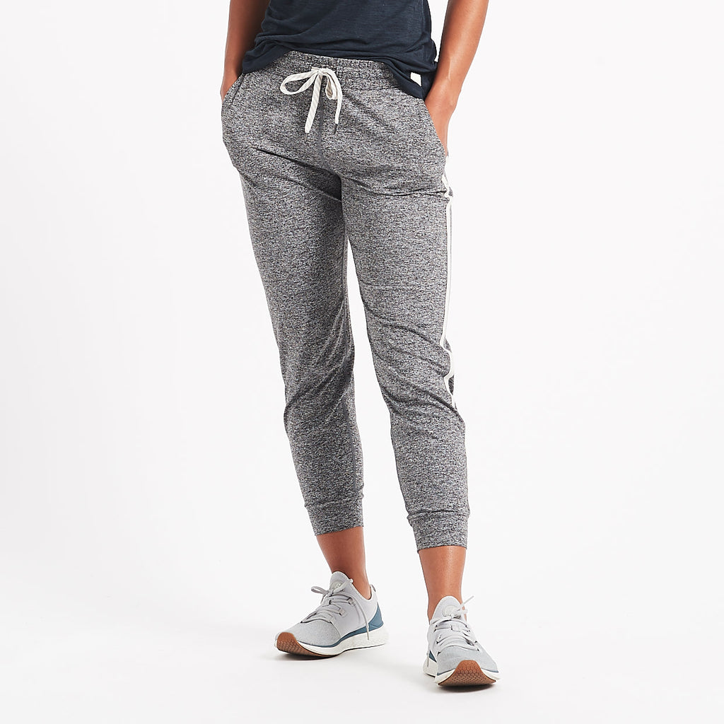 Performance Jogger | Heather Grey / Natural Stripe