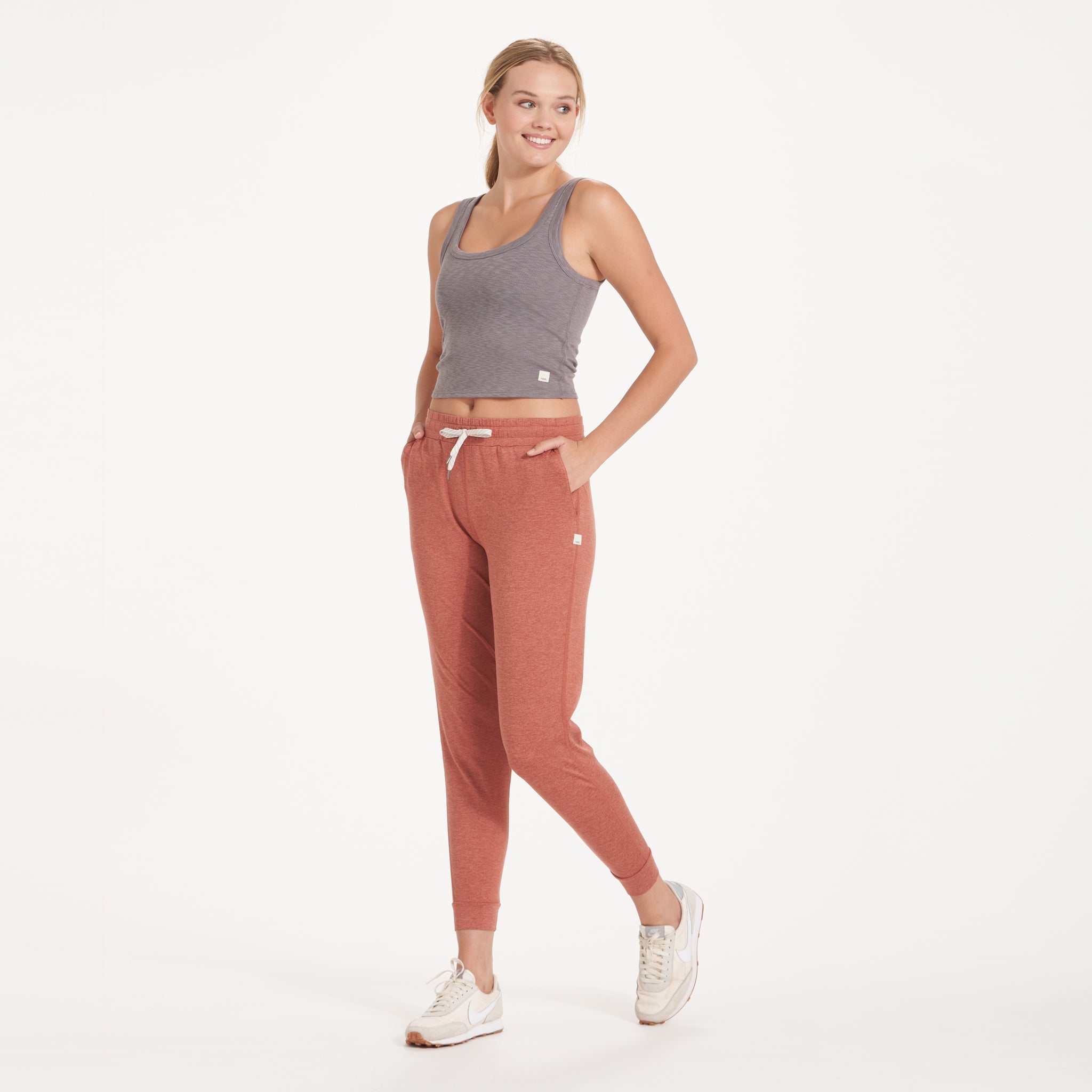 Performance Jogger - Long | Cinnamon Heather