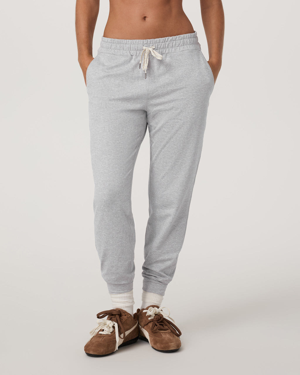 Performance Jogger | Pale Grey Heather