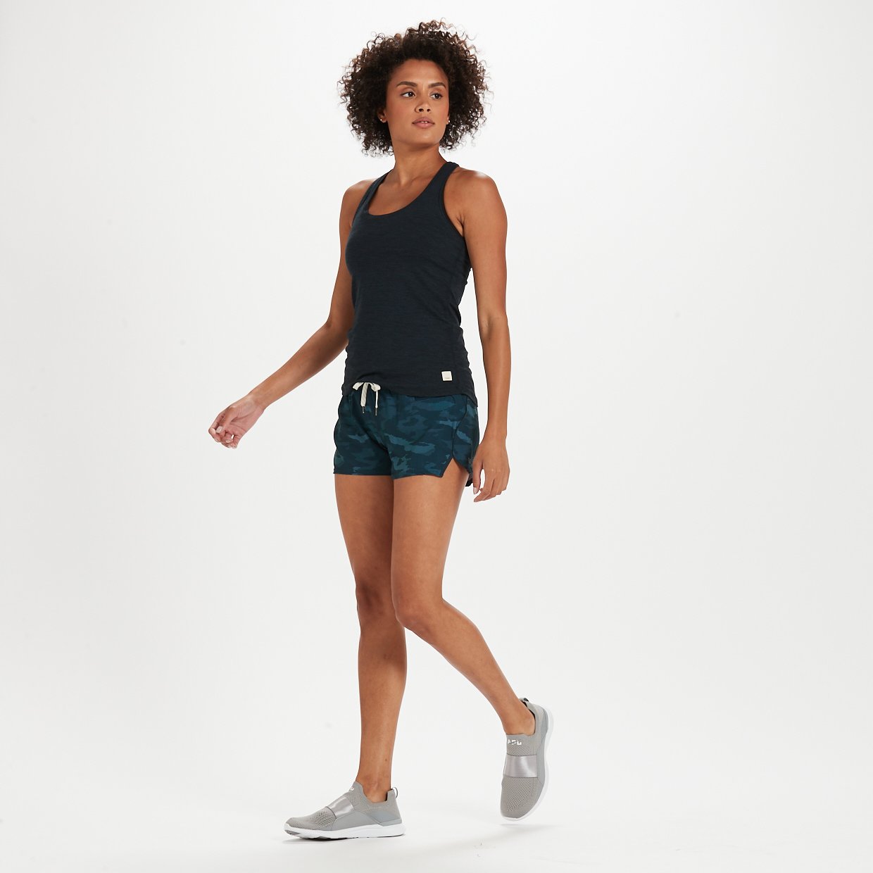 Clementine Short | Indigo Watercolor Camo