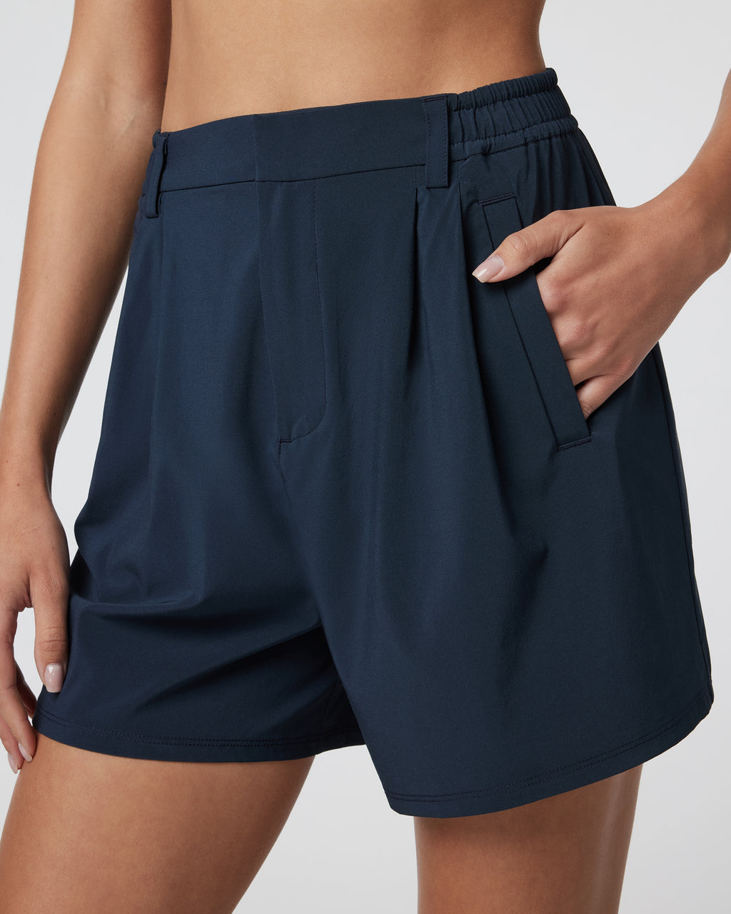 Villa Trouser Shorts | Ink