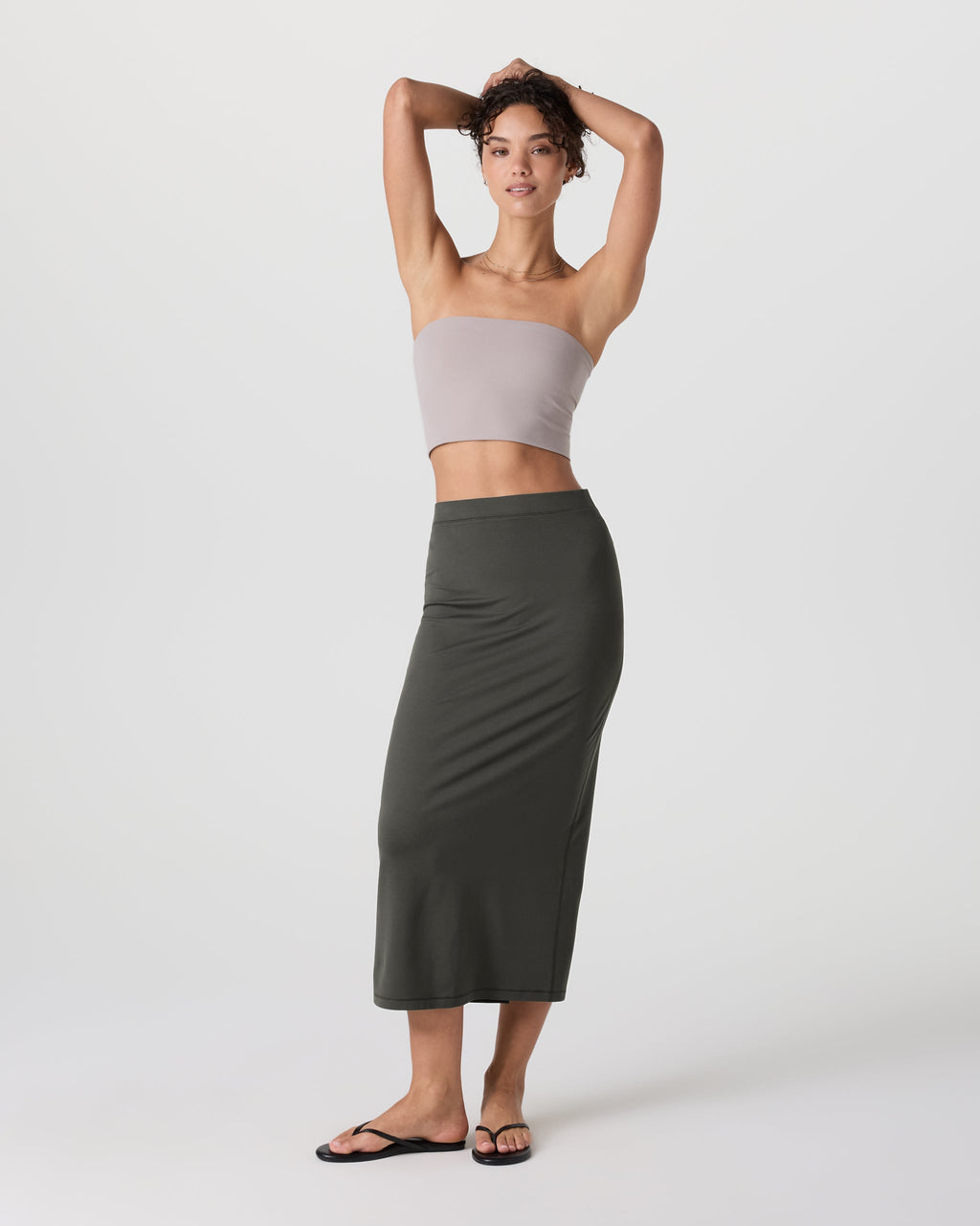 Halo Column Skirt | Kale