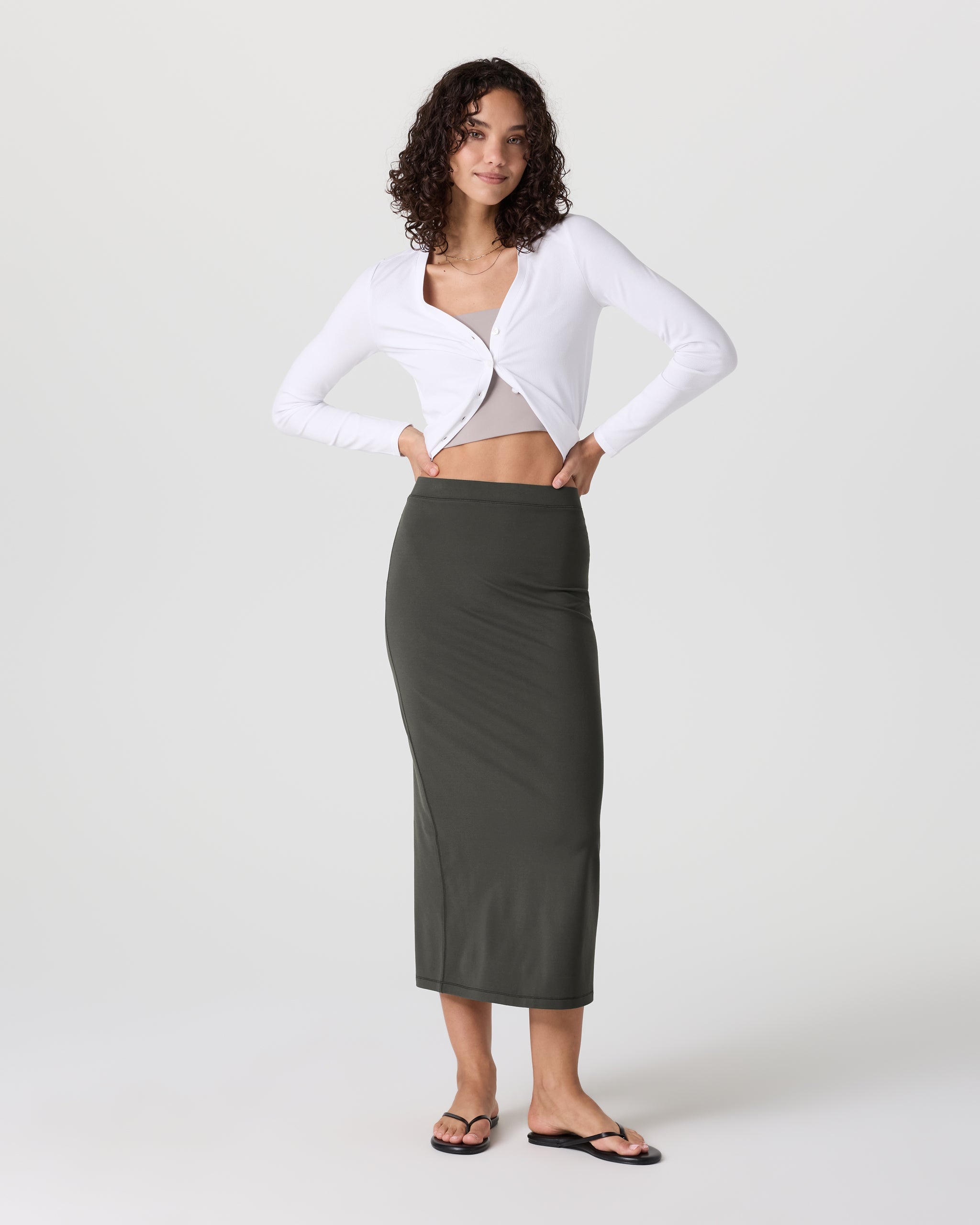Halo Column Skirt | Kale