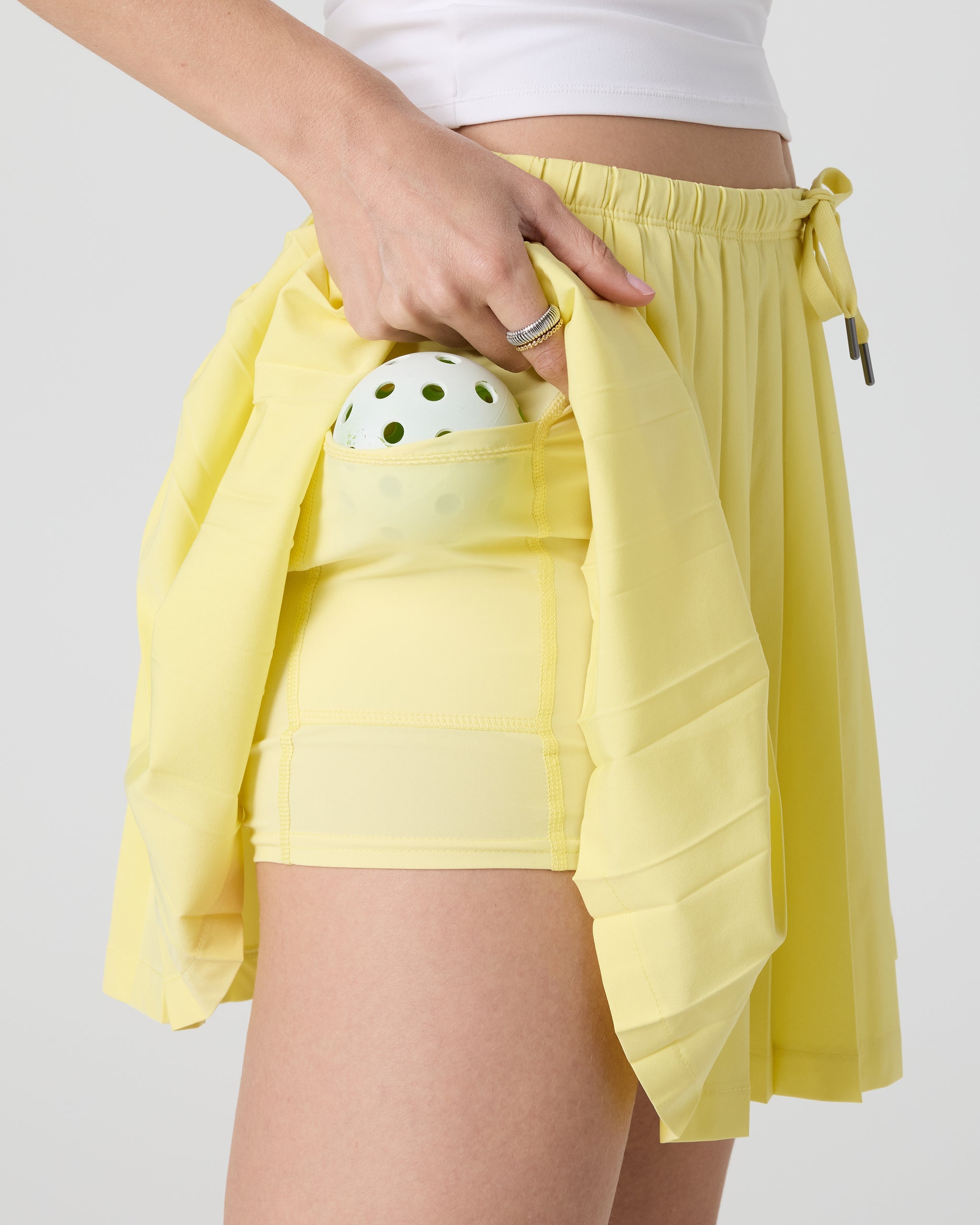 Clementine Pleated Skirt 15" | Sunlight
