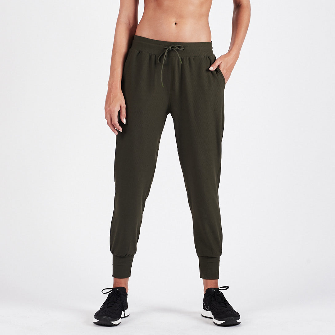 Performance Mesh Jogger | Moss