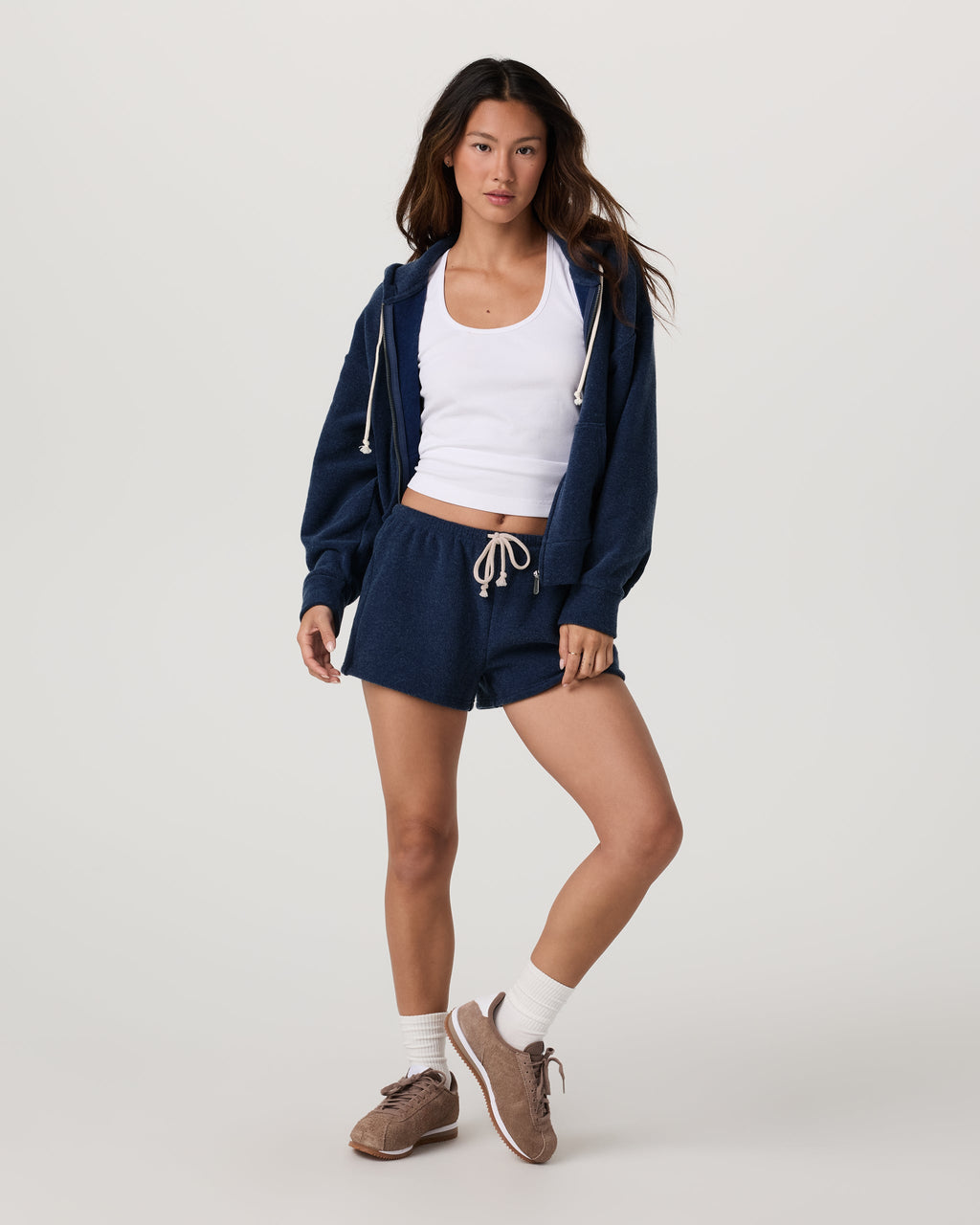 Beach Fleece Short | Blue Coast
