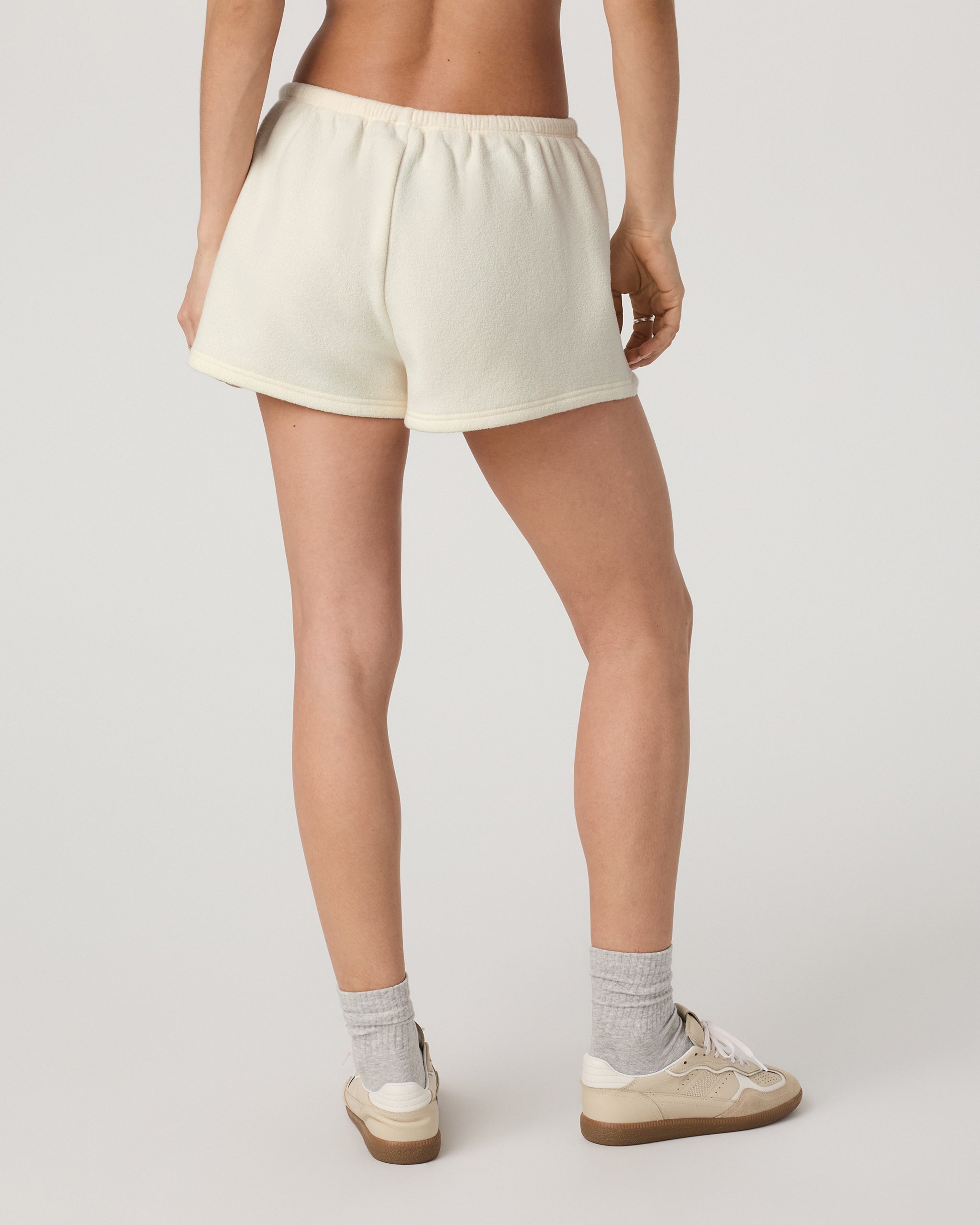 Beach Fleece Short | Natural