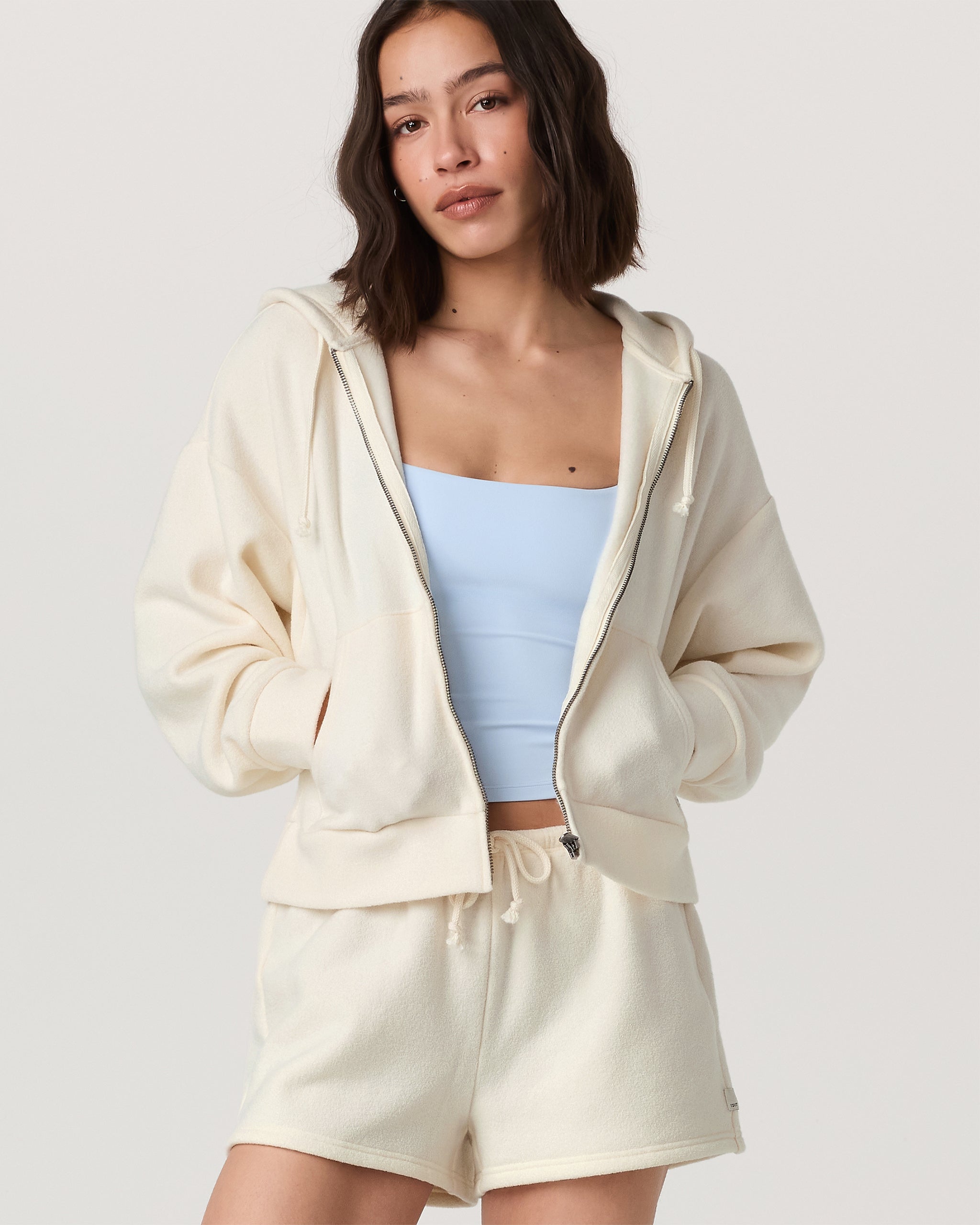 Beach Fleece Short | Natural