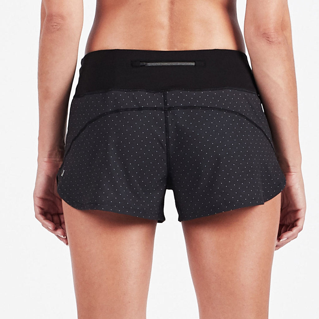 Omni Performance Short | Black Micro Dot