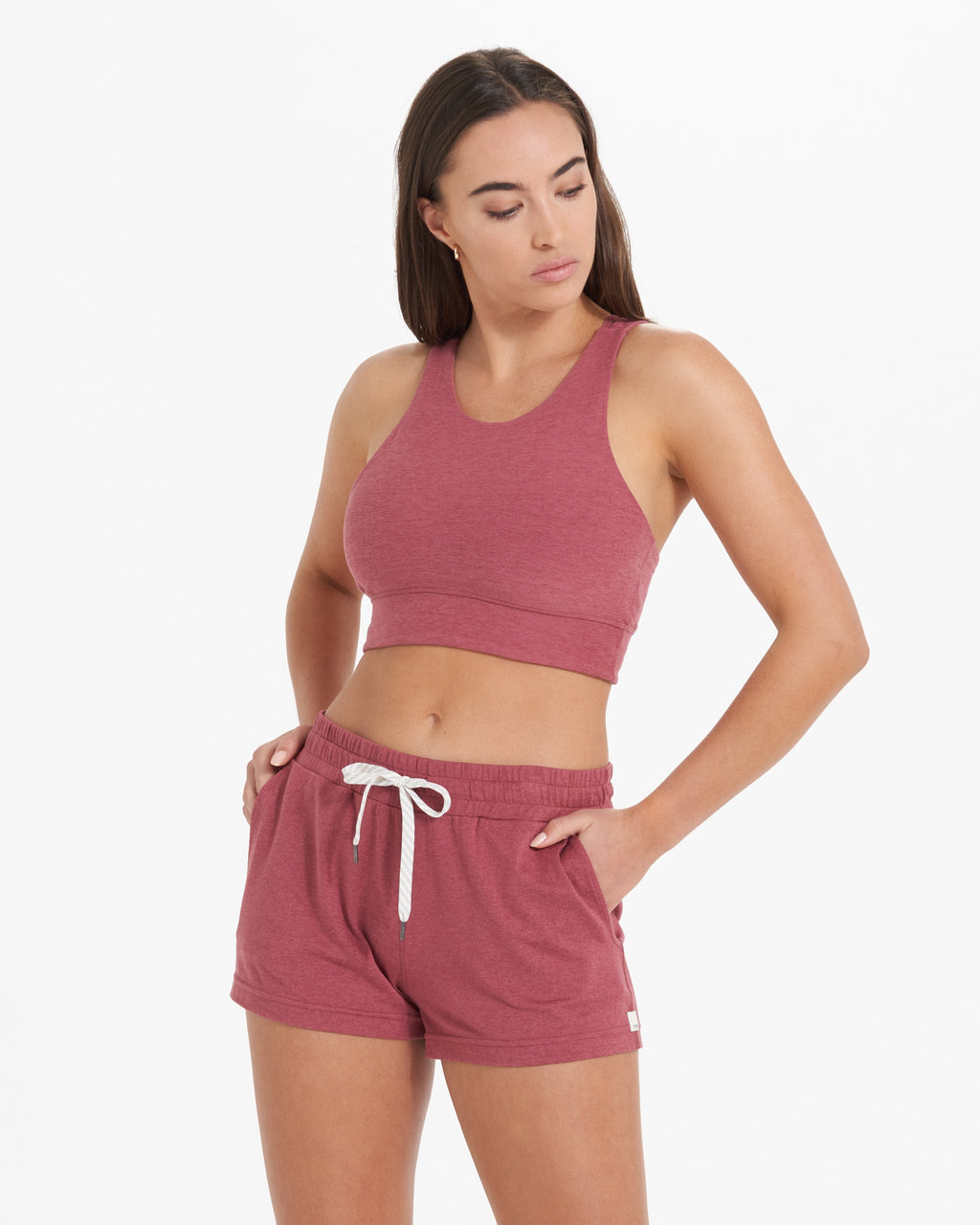 Halo Performance Short | Desert Rose Heather