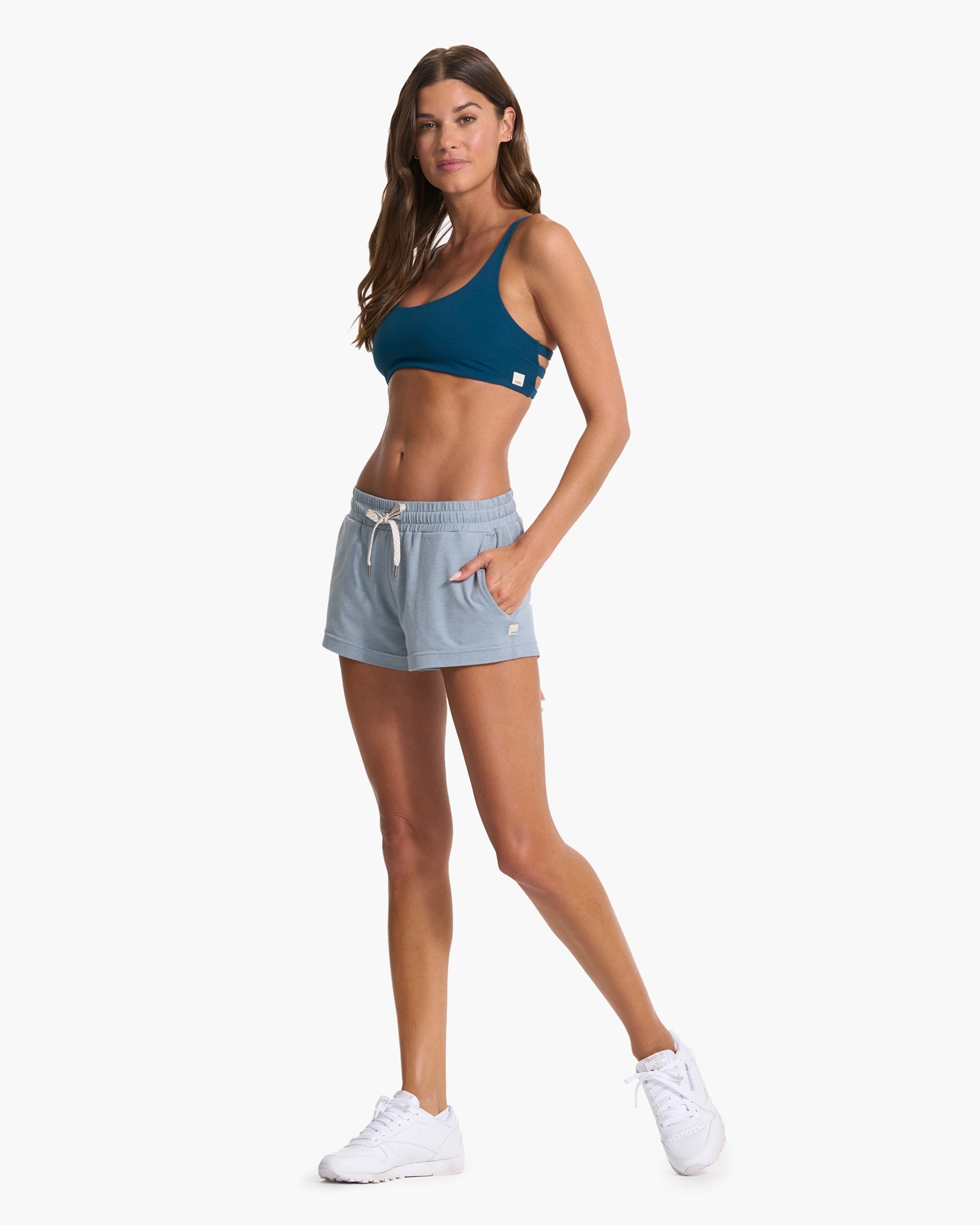 Halo Performance Short | Light Cloud Heather