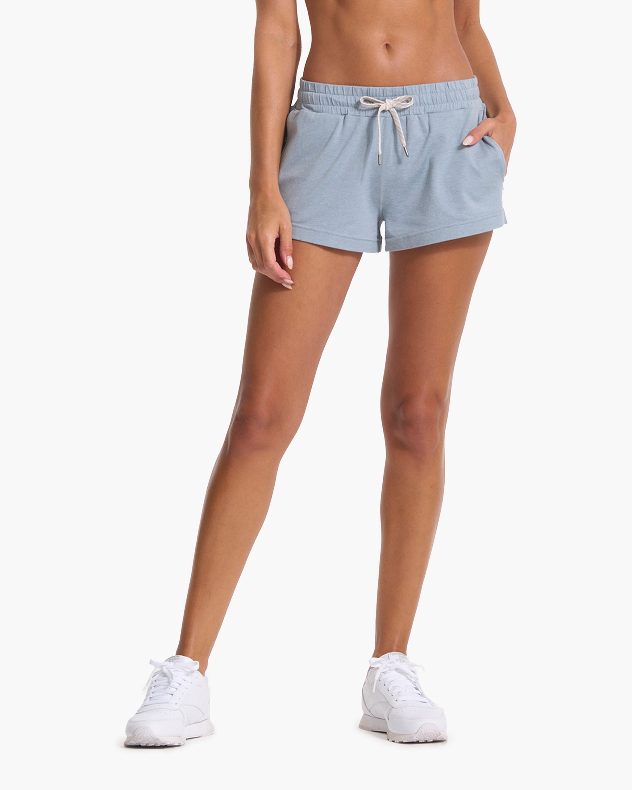 Halo Performance Short | Light Cloud Heather