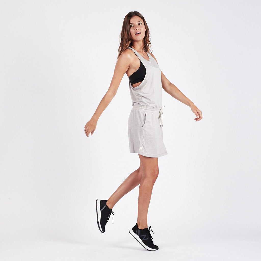 Sol Tank Dress | Light Heather Grey