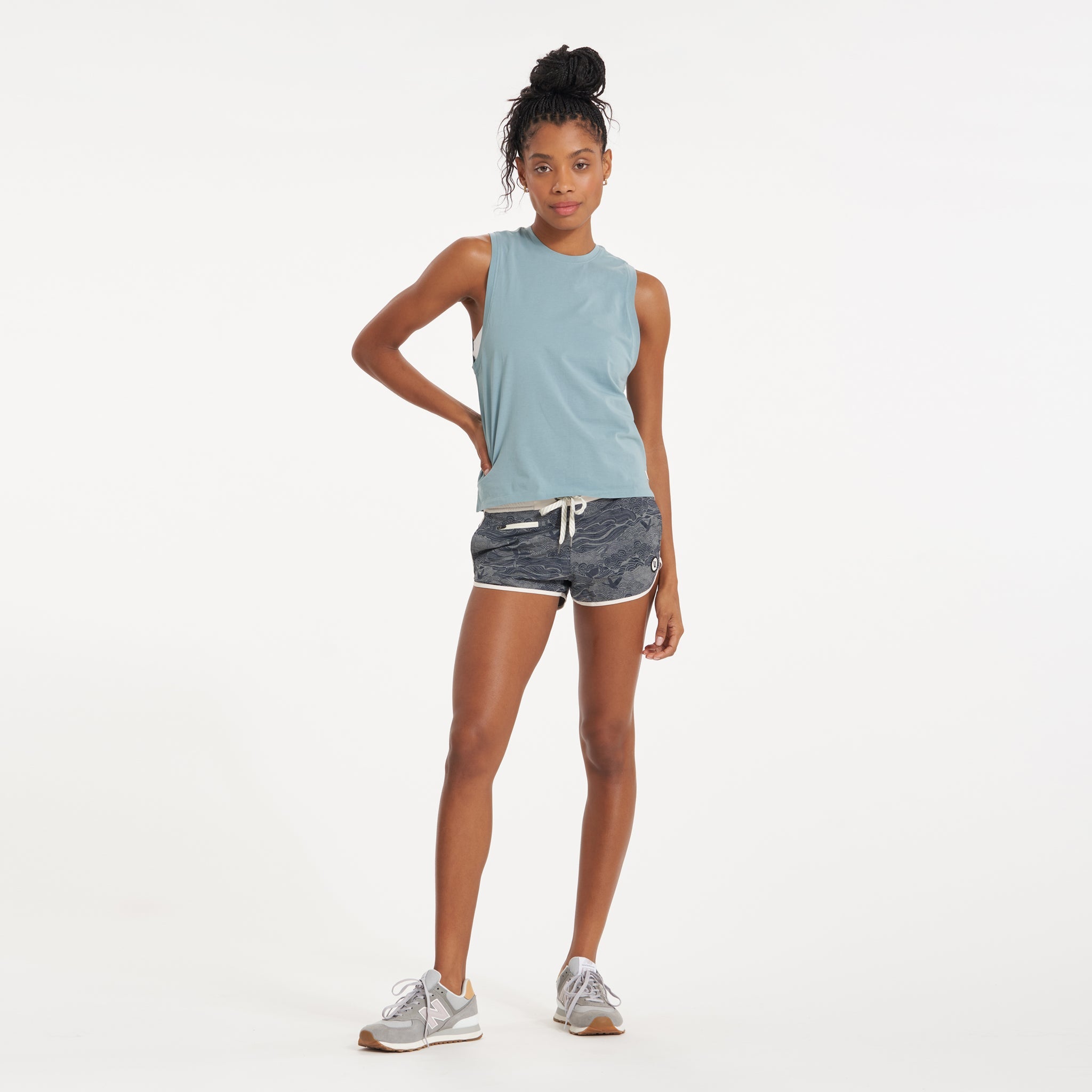 Tavi Short | Midnight Vintage Ocean