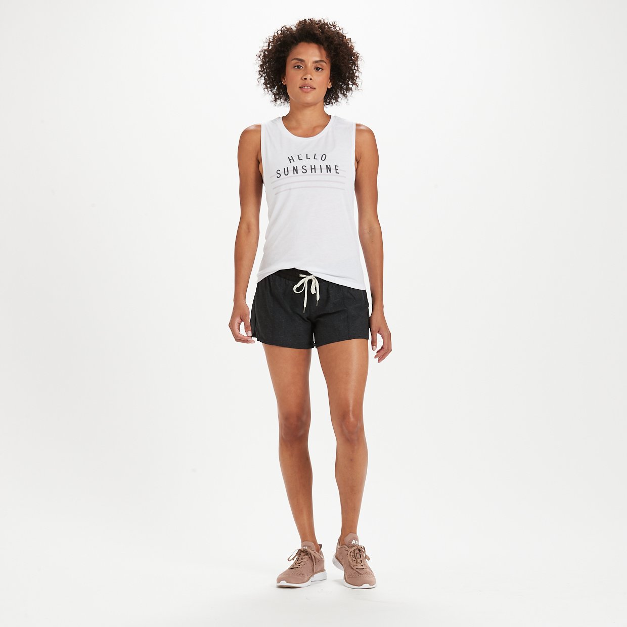 Clementine Short 4" | Charcoal Twill Texture