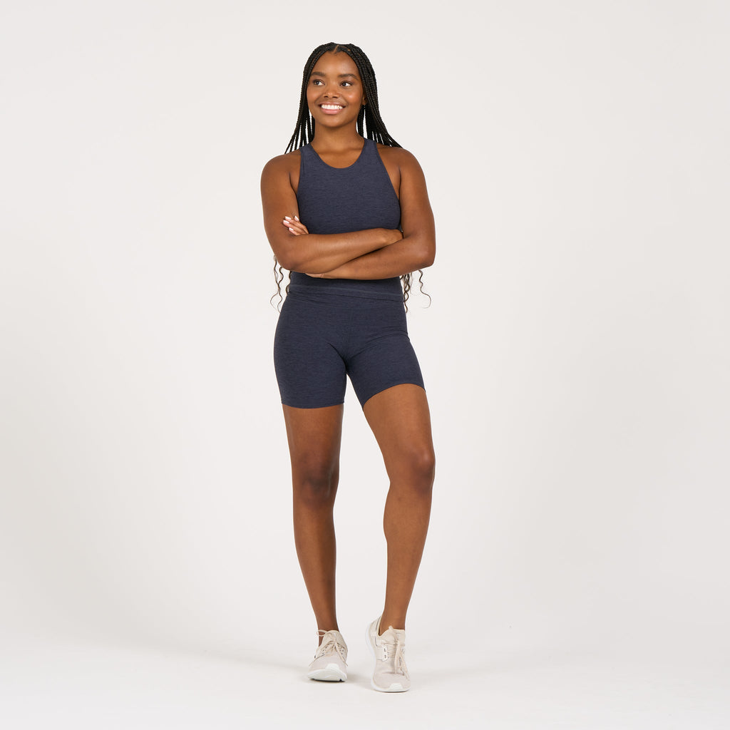 Clean Elevation Shorty 6" | Midnight Heather