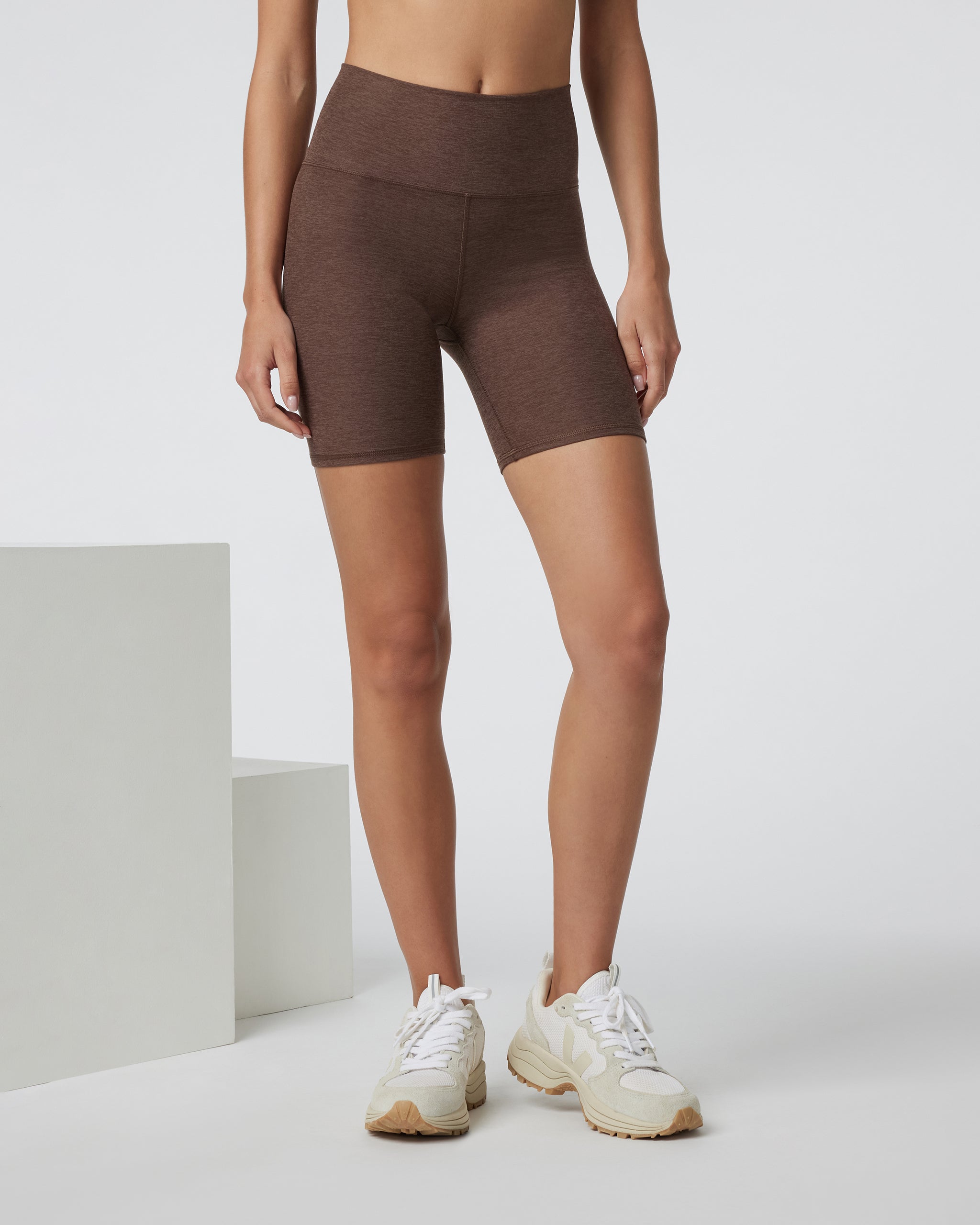 Clean Elevation Shorty 6" | Chocolate Milk Heather