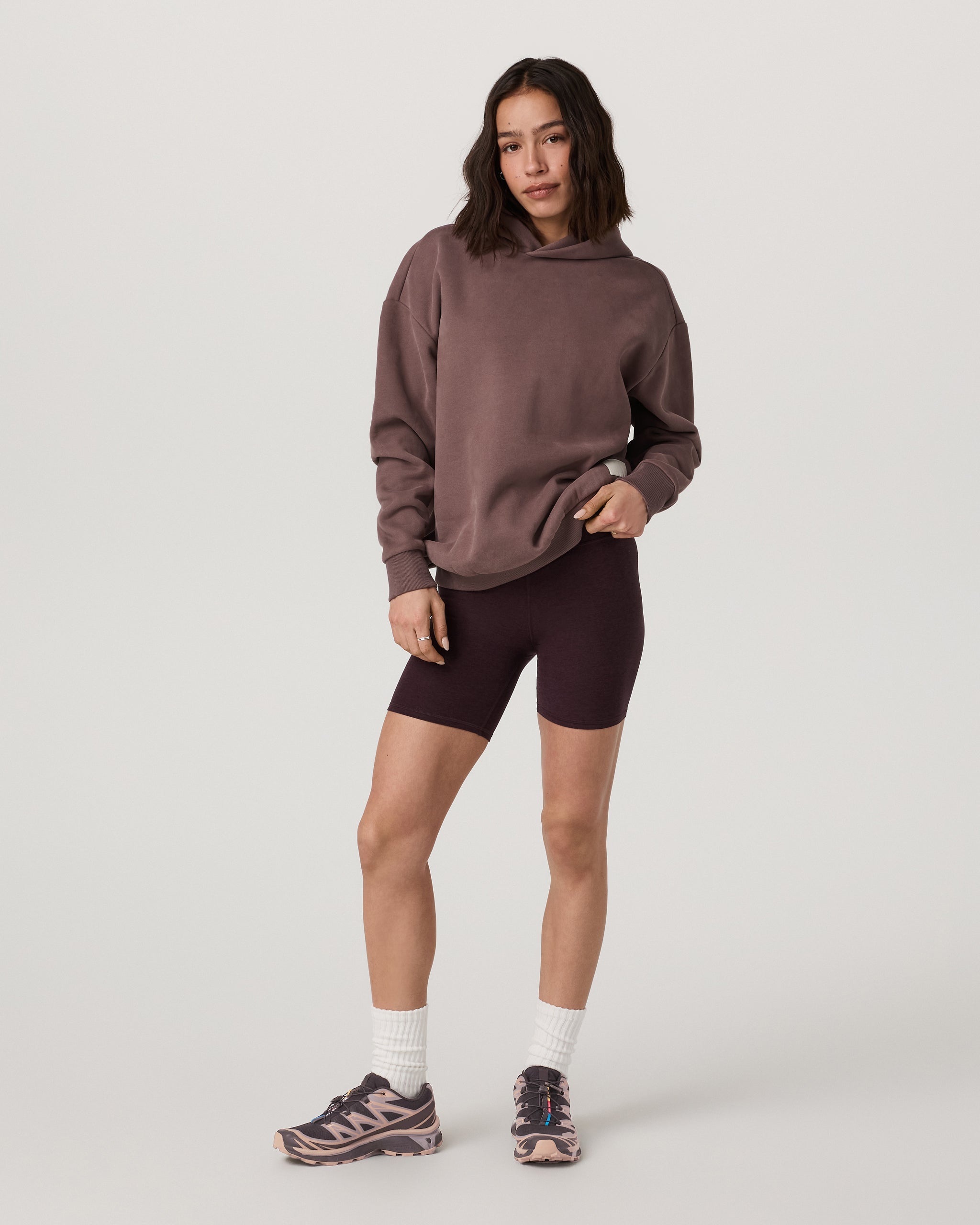 Clean Elevation Shorty 6" | Raisin Heather