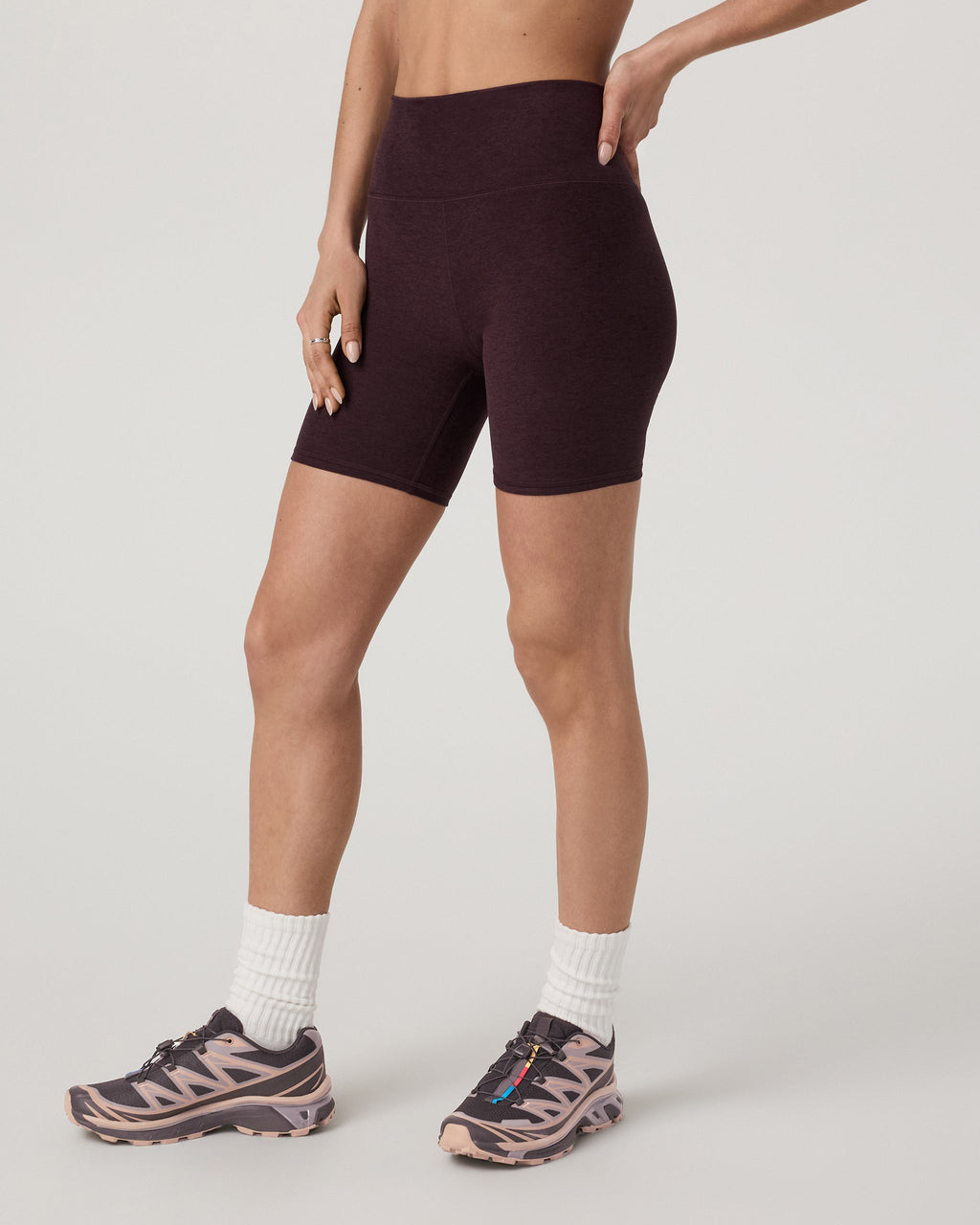 Clean Elevation Shorty 6" | Raisin Heather
