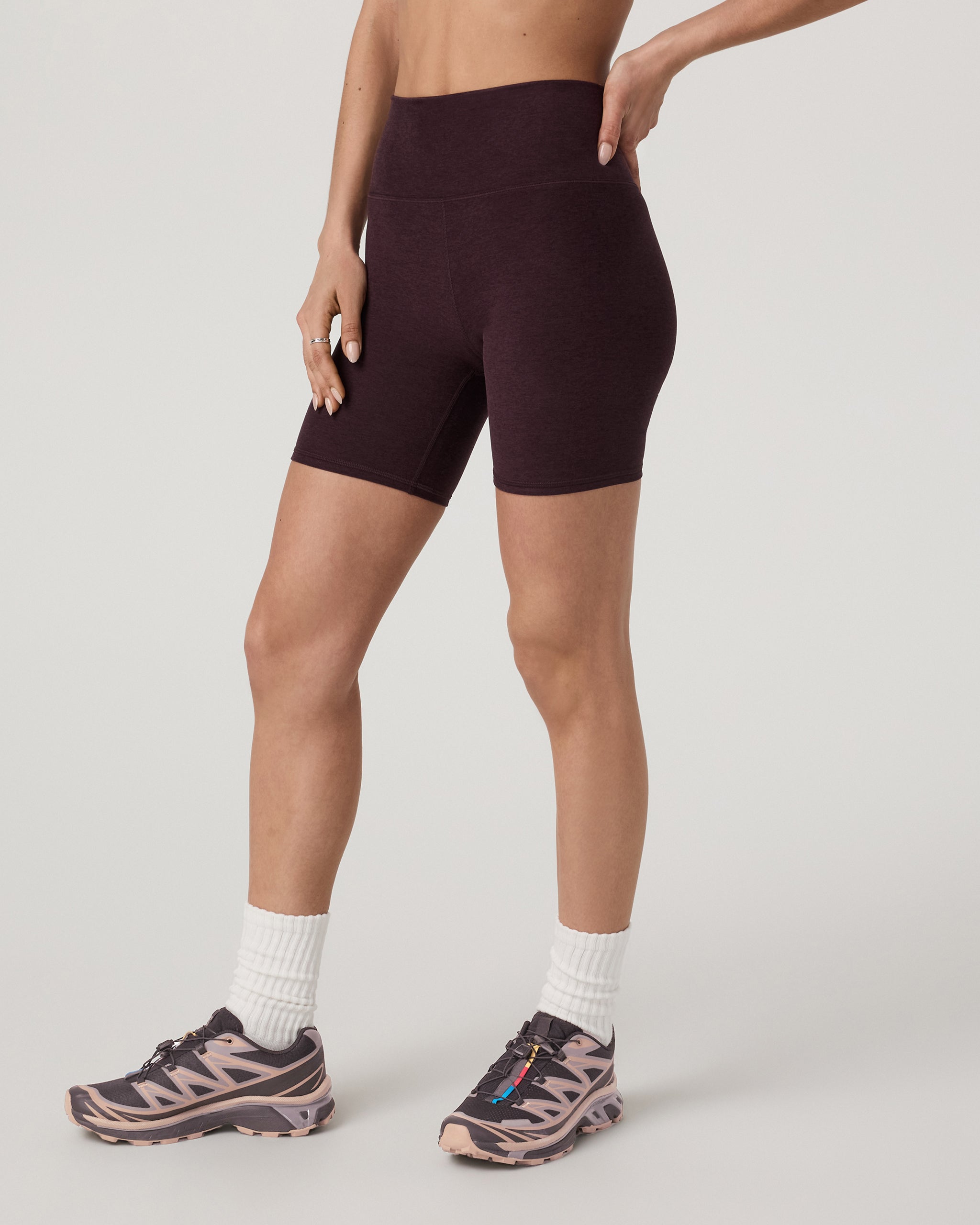 Clean Elevation Shorty 6" | Raisin Heather
