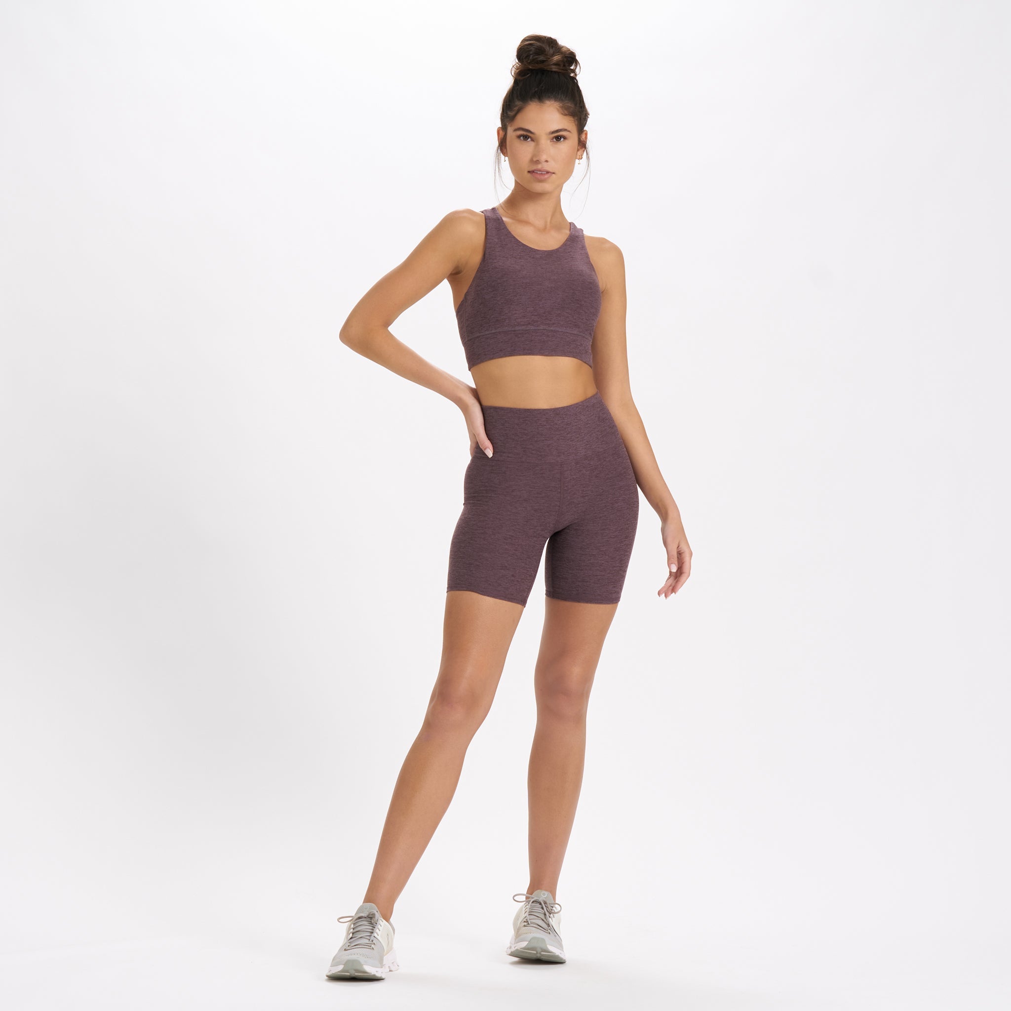 Clean Elevation Shorty 6" | Smoked Plum Heather