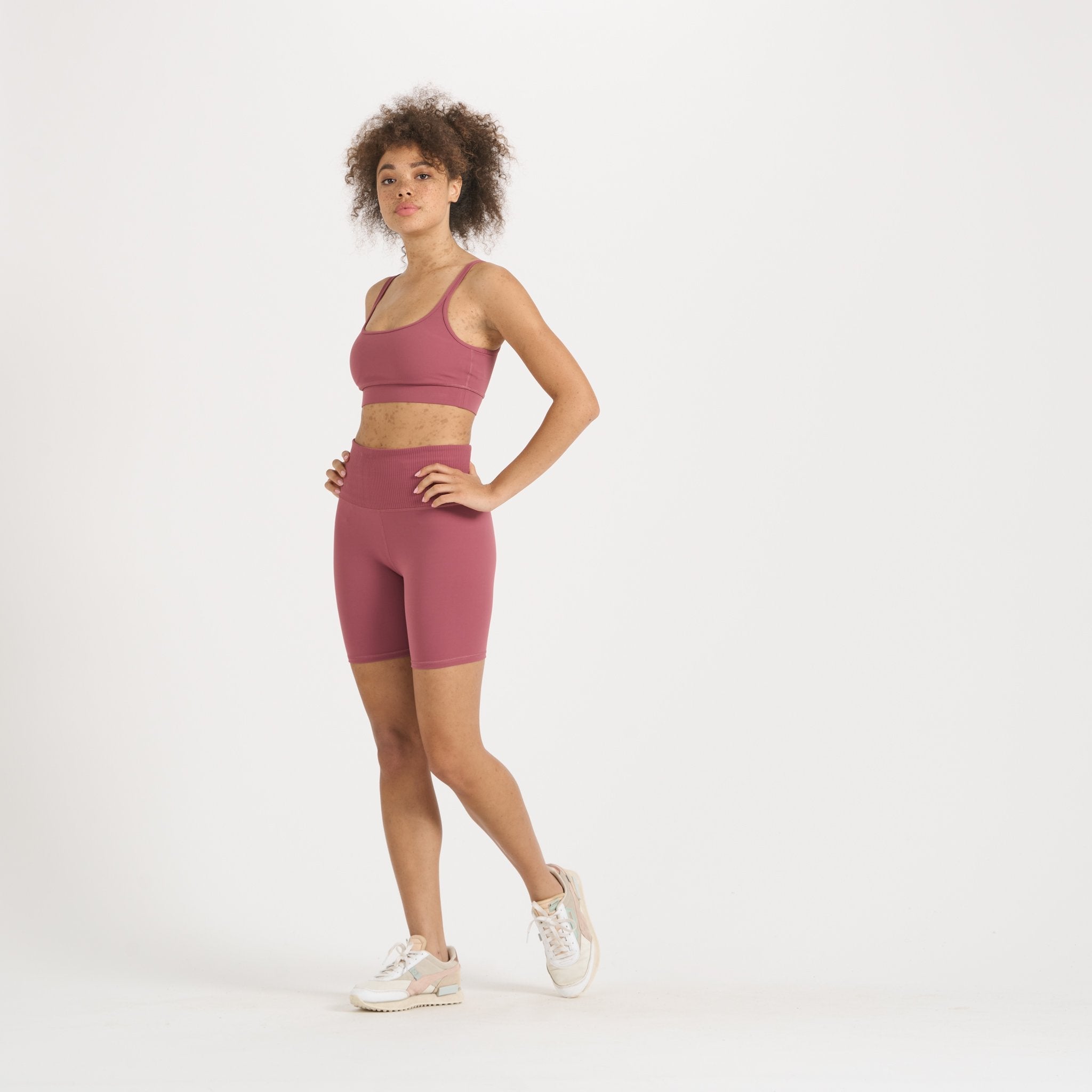 Rib Studio Short | Desert Rose