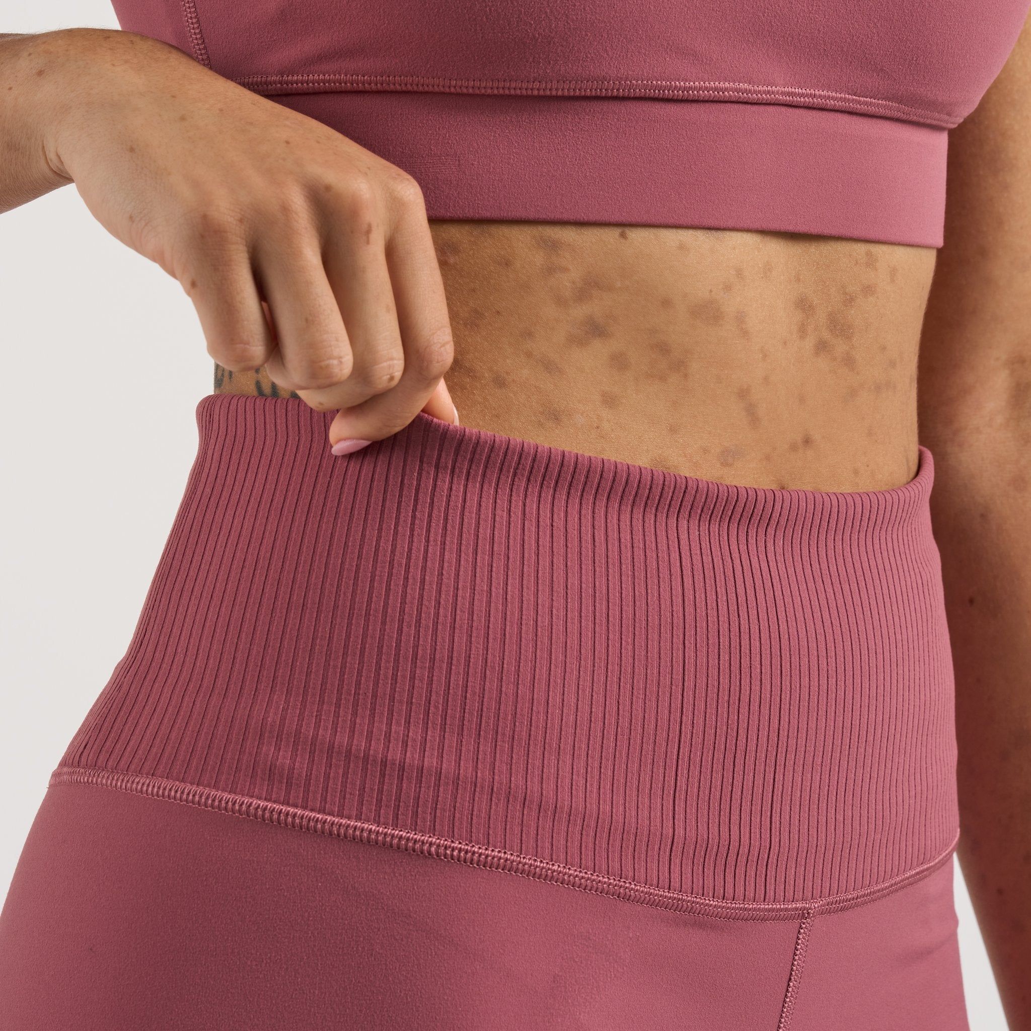 Rib Studio Short | Desert Rose