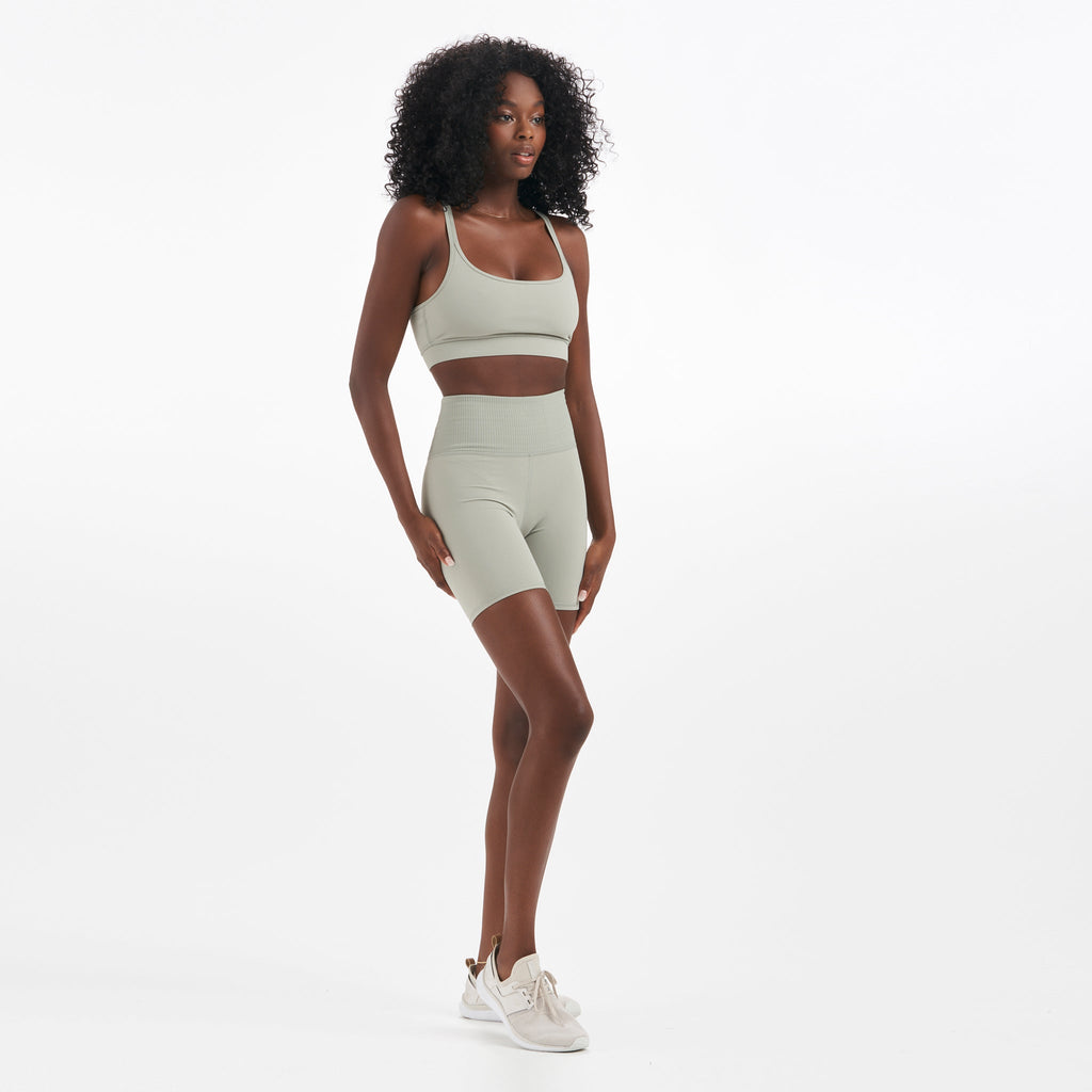 Rib Studio Short | Eucalyptus