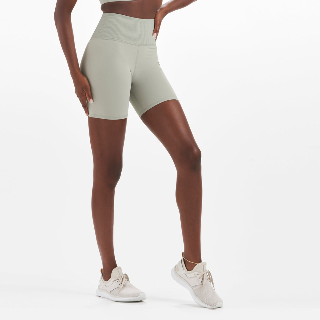 Rib Studio Short | Eucalyptus