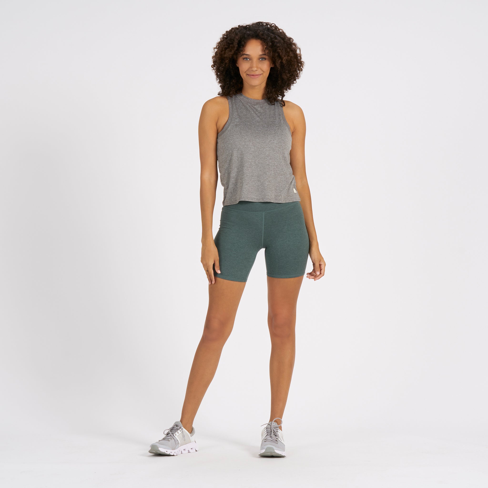 Clean Elevation Shorty 6" | Kelp Heather
