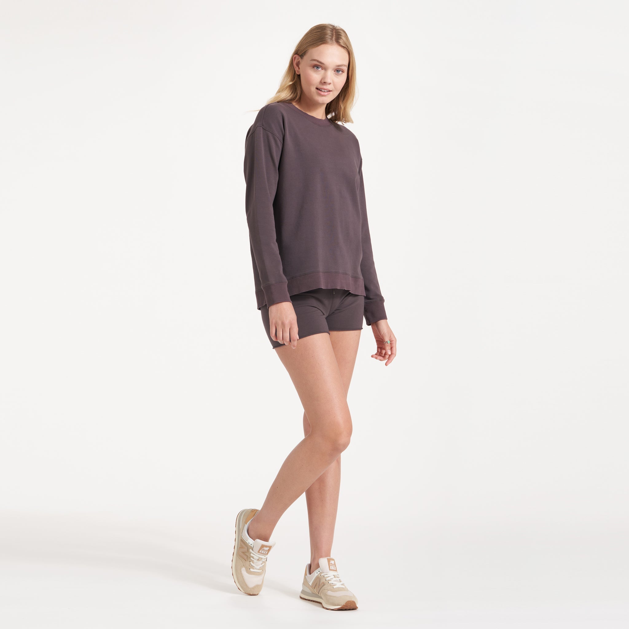 Laguna Oversized Crew | Quartz