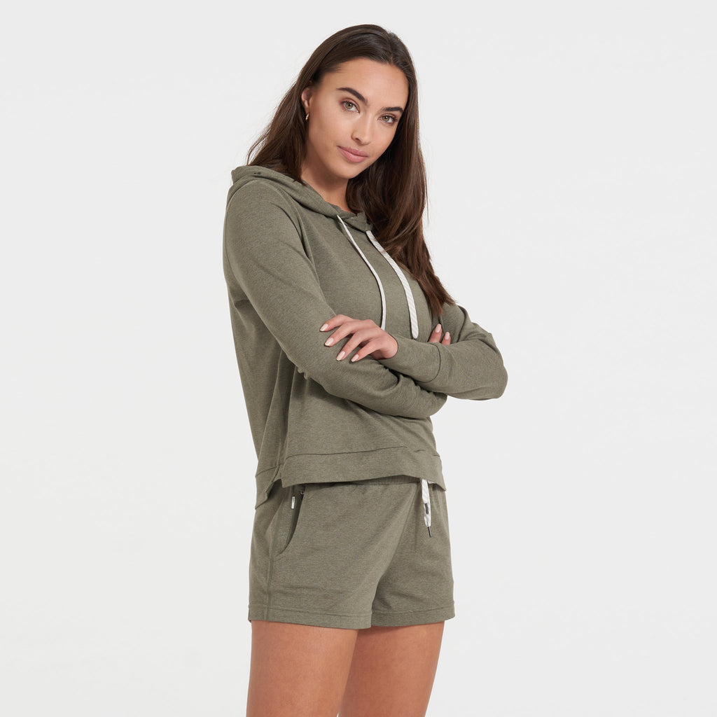 Halo Essential Hoodie | Light Oregano Heather